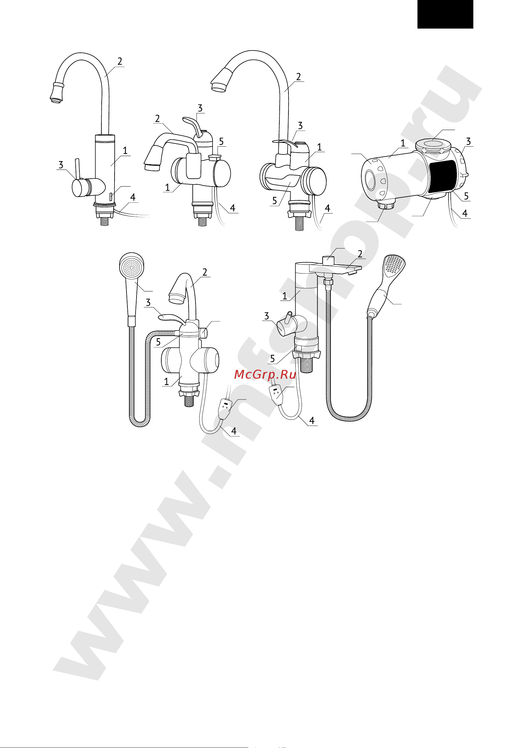 Electrolux BEF-012-02 (29472) Руководство по эксплуатации онлайн [5/15] 899761