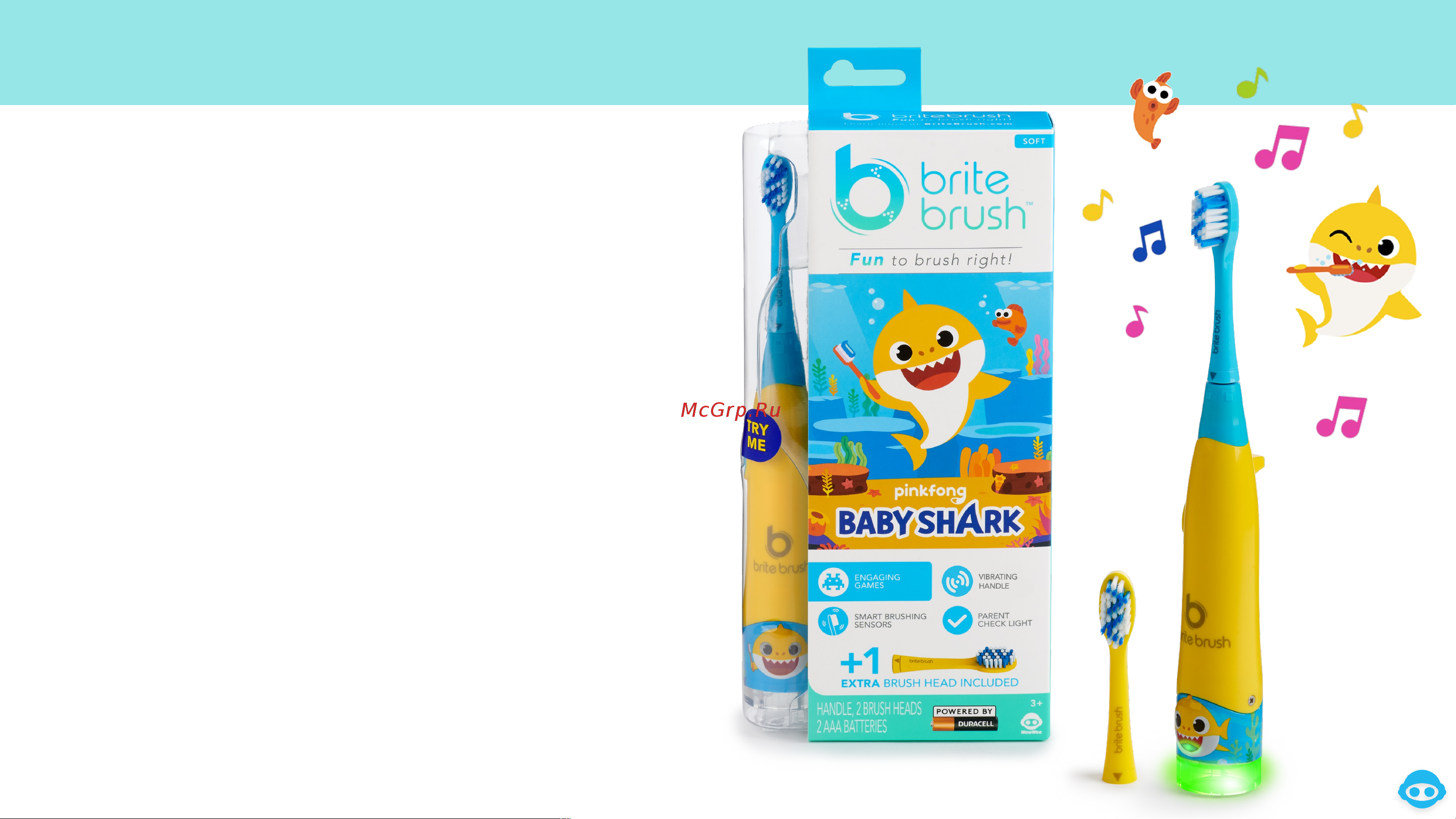 WOW WEE Baby Shark Руководство по эксплуатации онлайн [5/13] 898763