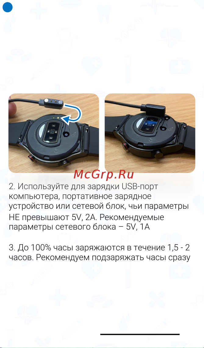 Healthband Health Watch Pro 80M Руководство по эксплуатации онлайн [9/32] 899065