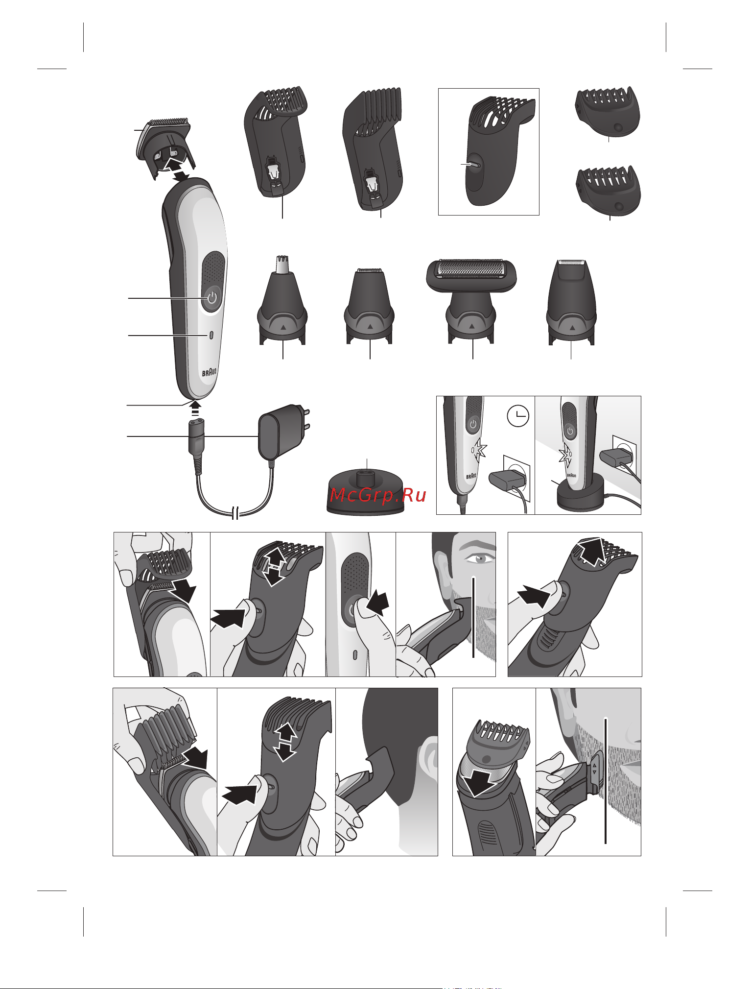 Braun MGK7320 Black Руководство по эксплуатации онлайн [3/80] 899081