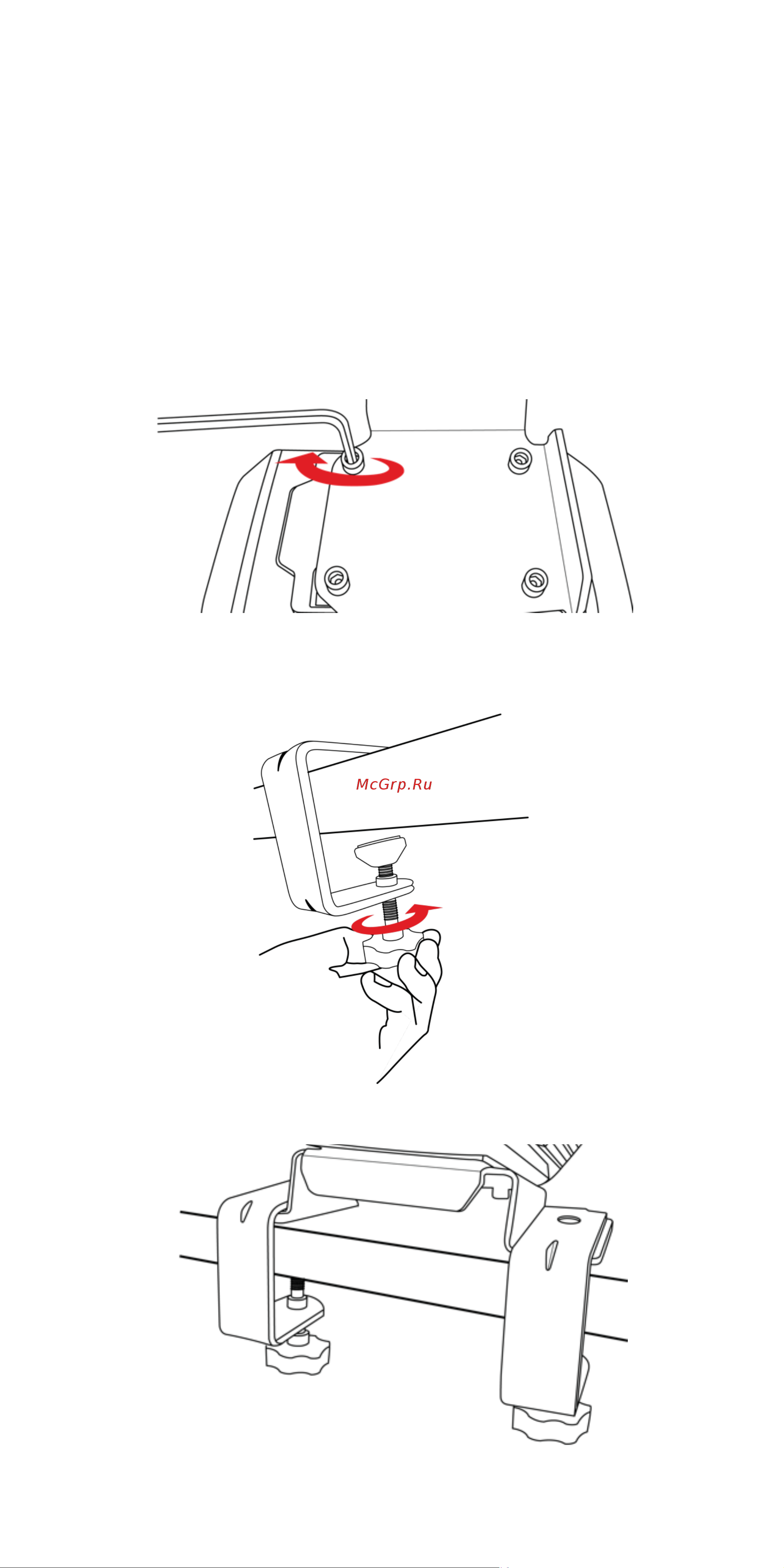 Moza R5/R9/R12 Table Clamp RS12 Руководство по эксплуатации онлайн [3/12] 899482