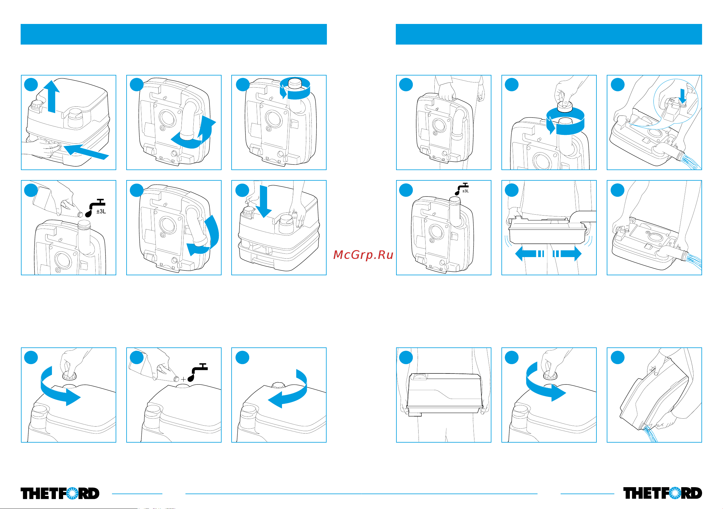 Thetford Porta Potti 165 L (92810) Руководство по эксплуатации онлайн [2/4] 899556