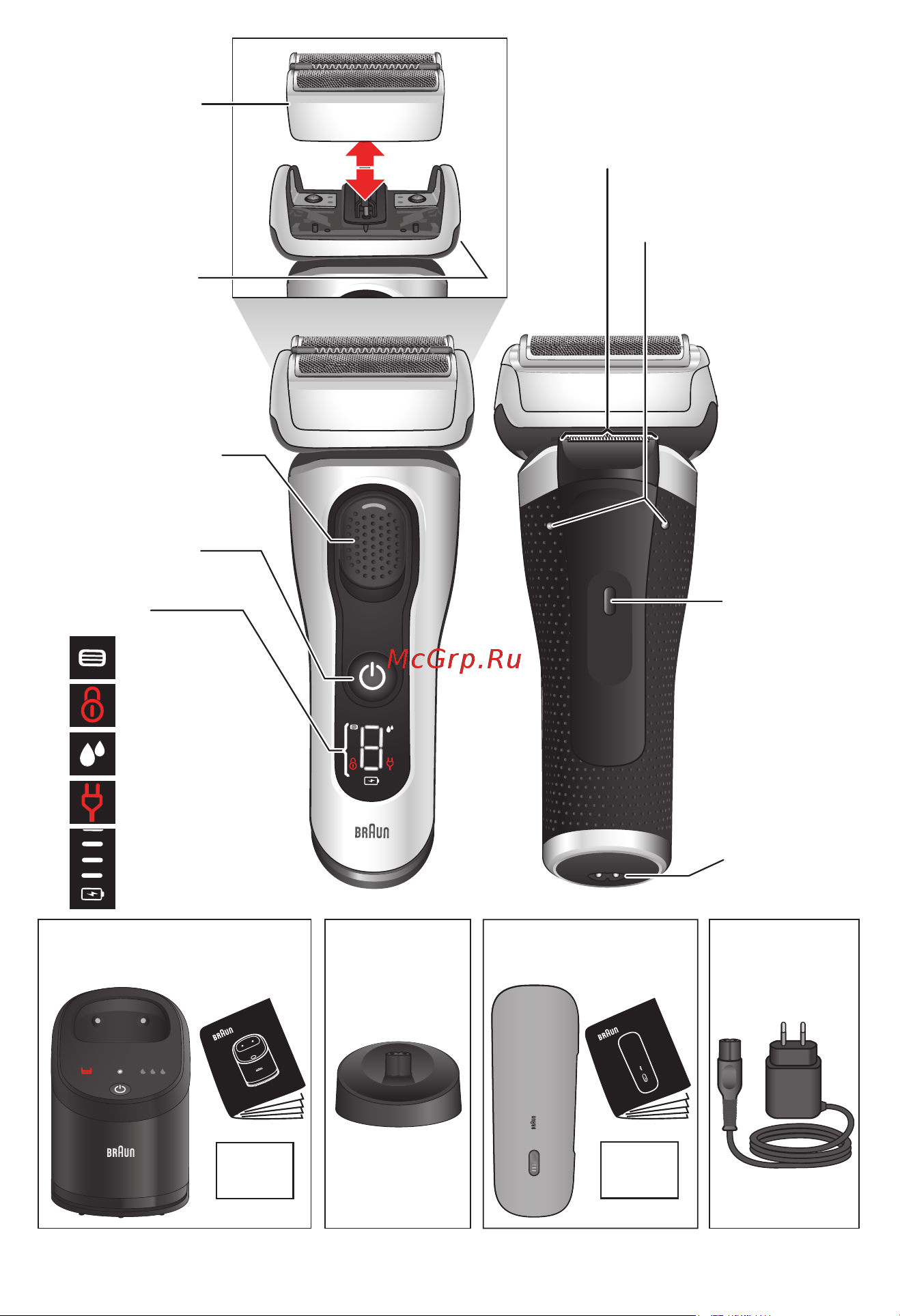 Braun 8517s Руководство по эксплуатации онлайн [3/58] 899634