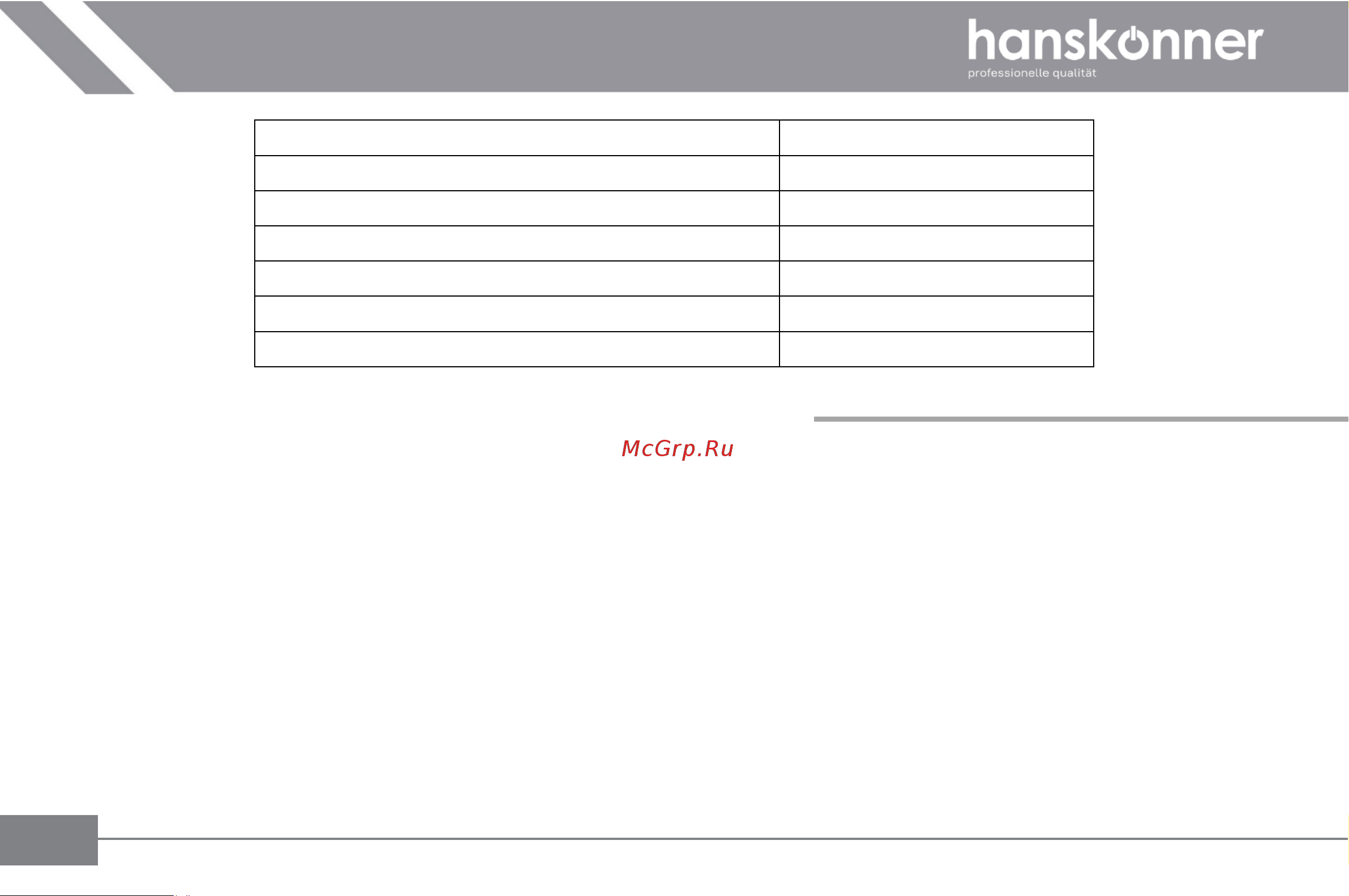 Hanskonner HDWS6080BL Руководство по эксплуатации онлайн [5/31] 900182