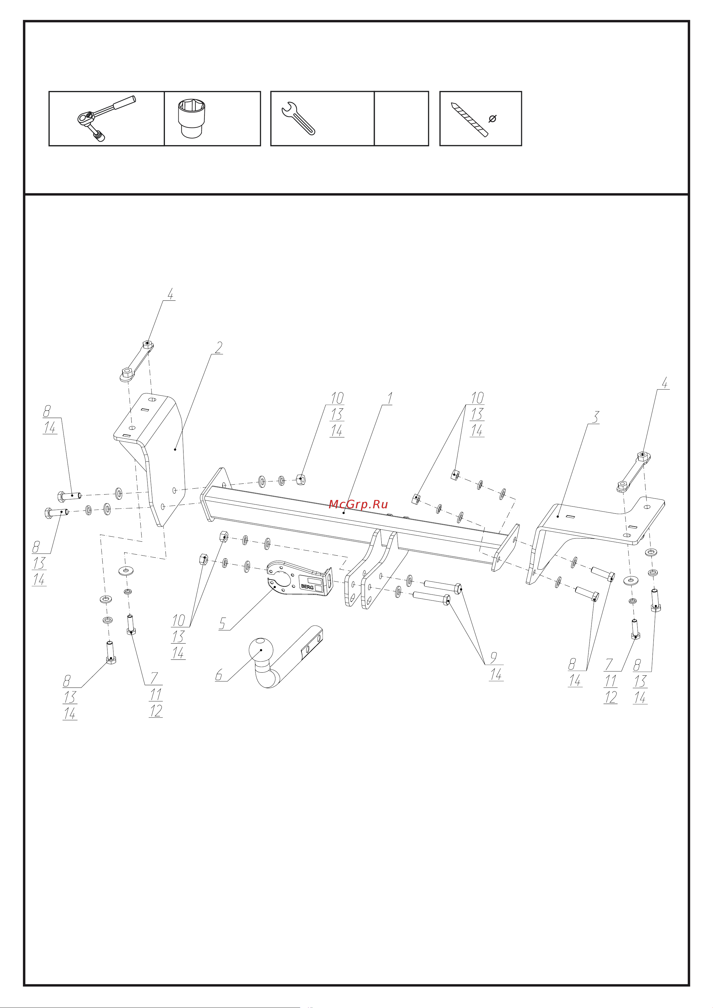Berg F.1411.001 Руководство по эксплуатации онлайн [2/10] 900334