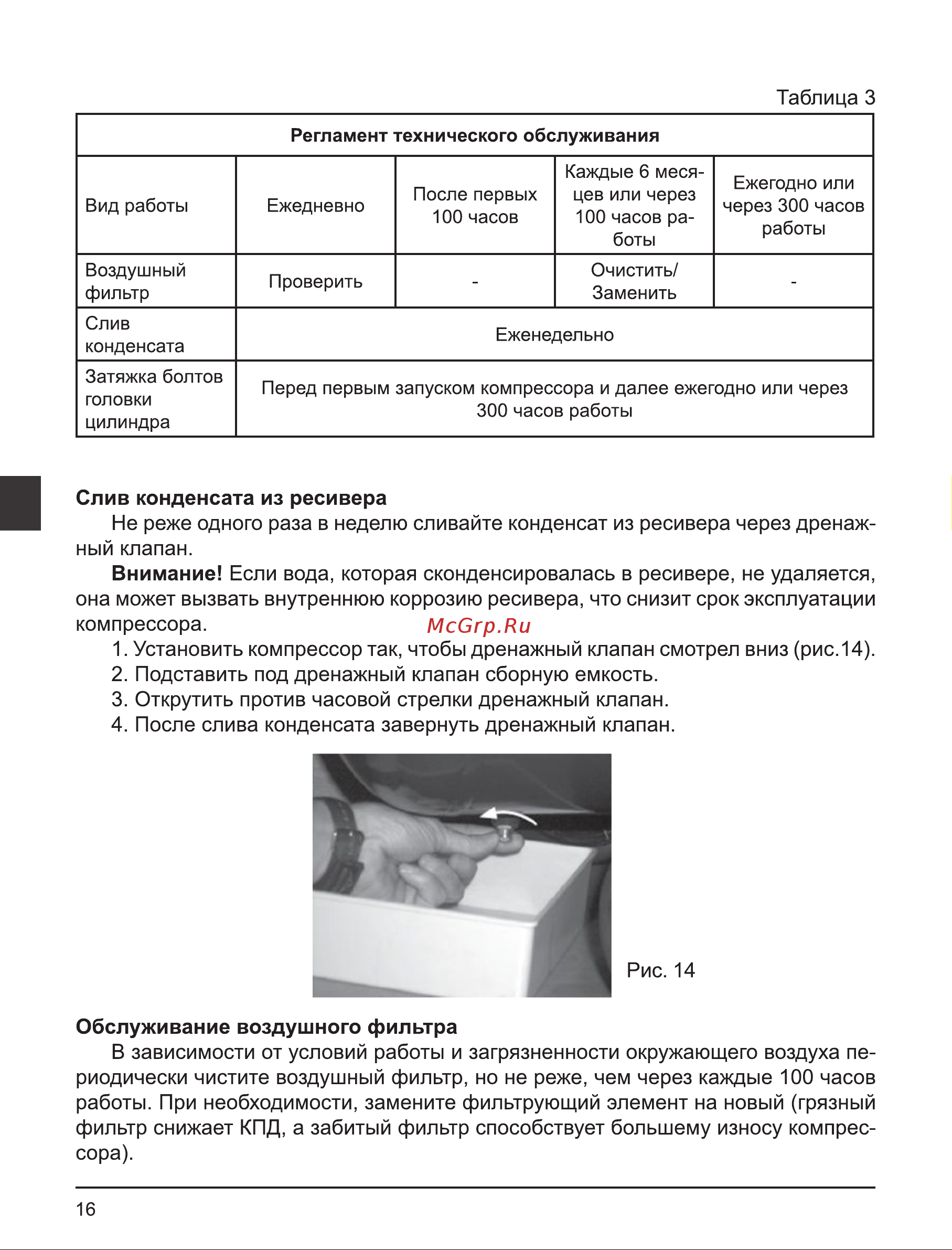 Elitech ACF 500-50S Руководство по эксплуатации онлайн [16/92] 900593