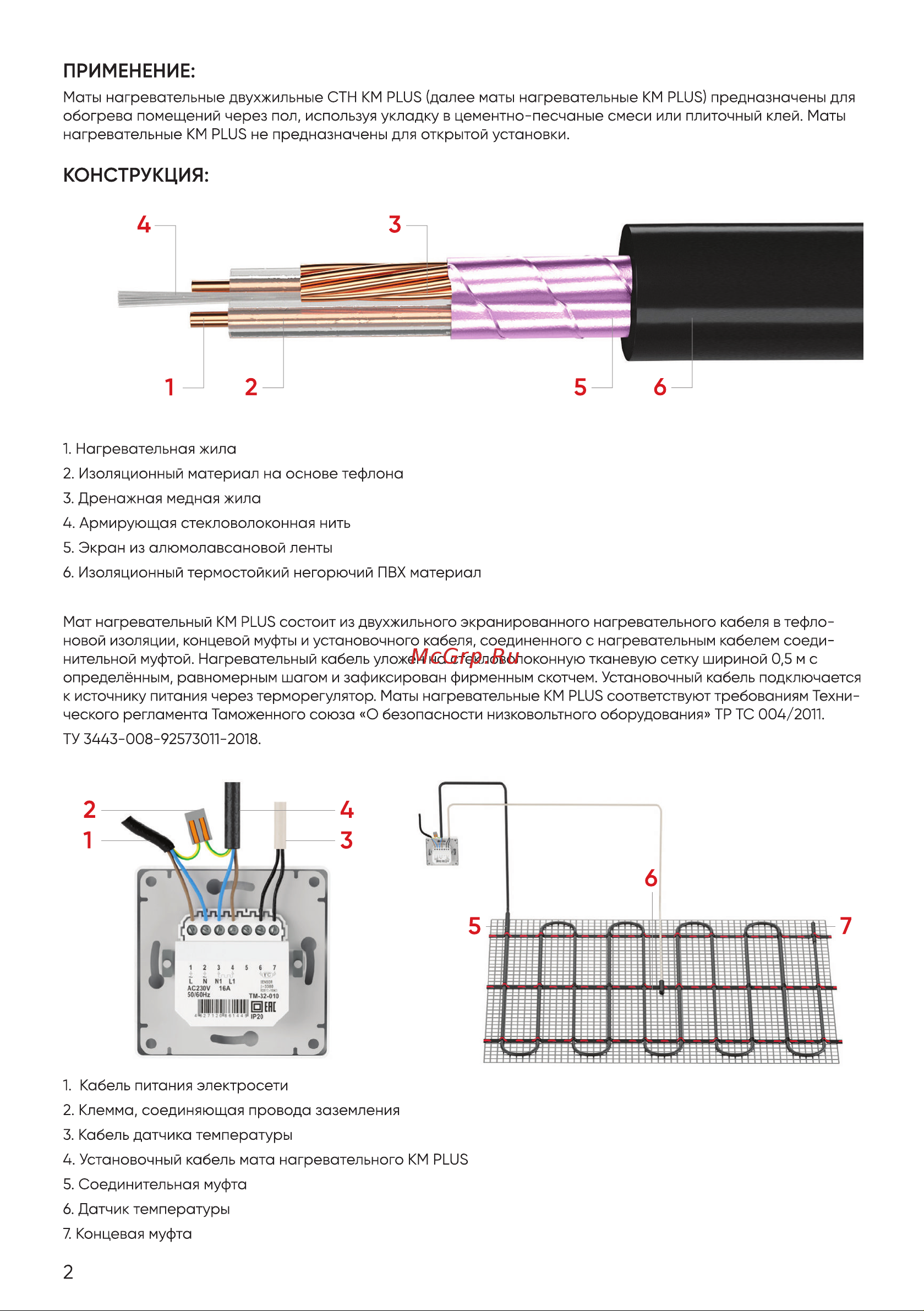 СТН КМ PLUS-1800-9,0 Руководство по эксплуатации онлайн [2/8] 900894