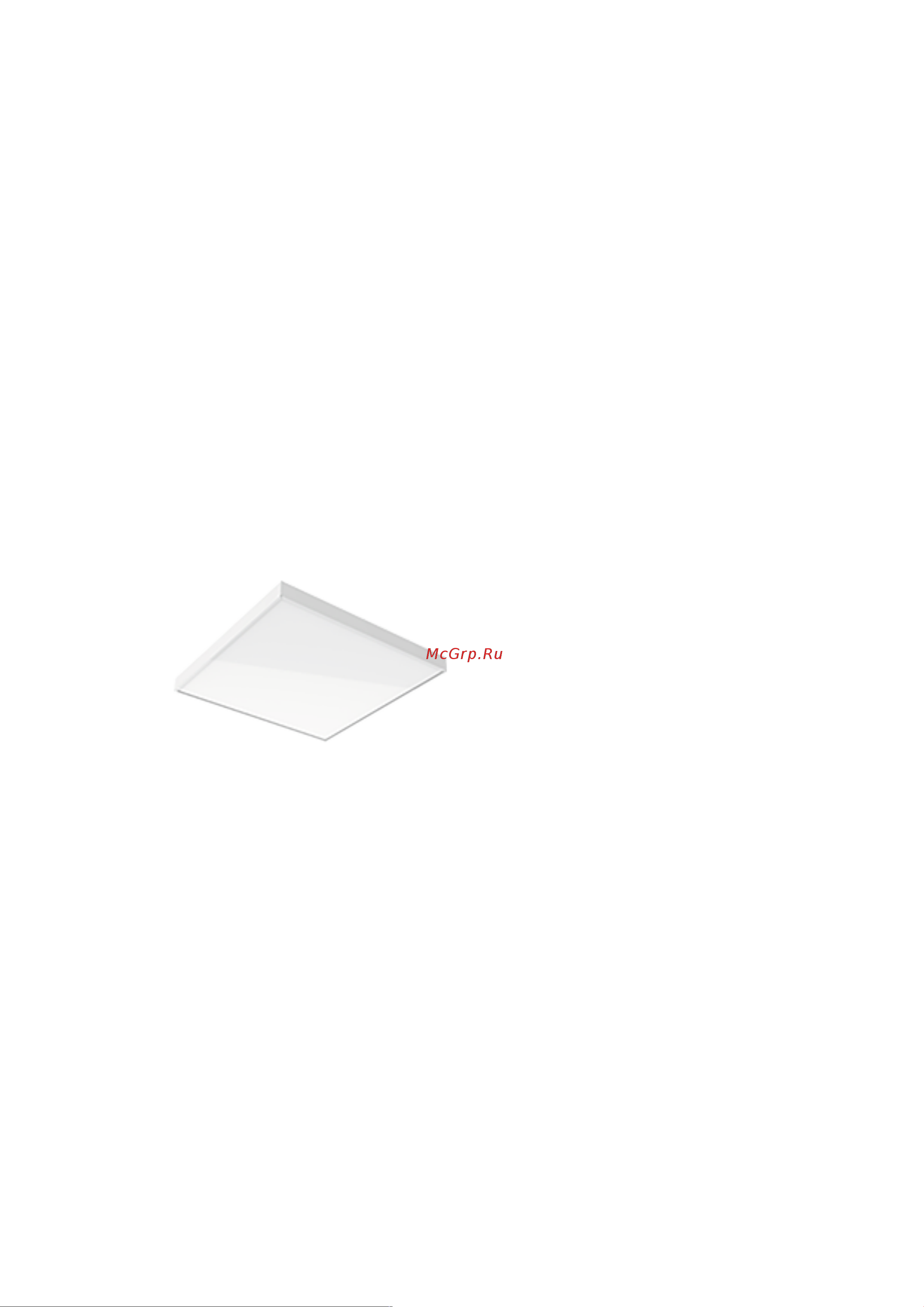Gauss MiR 30W 3000lm 4000K IP40 LED Руководство по эксплуатации онлайн