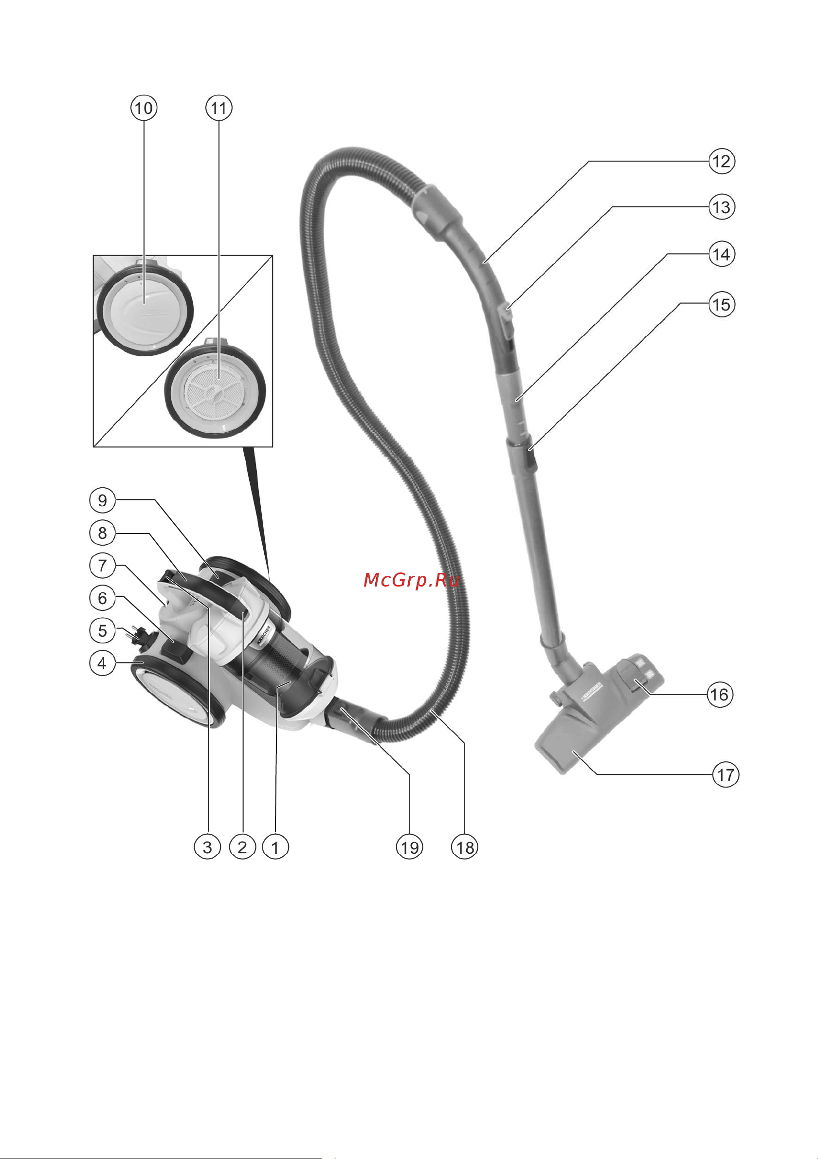 Karcher 1.198-059.0 Руководство по эксплуатации онлайн [2/18] 901381