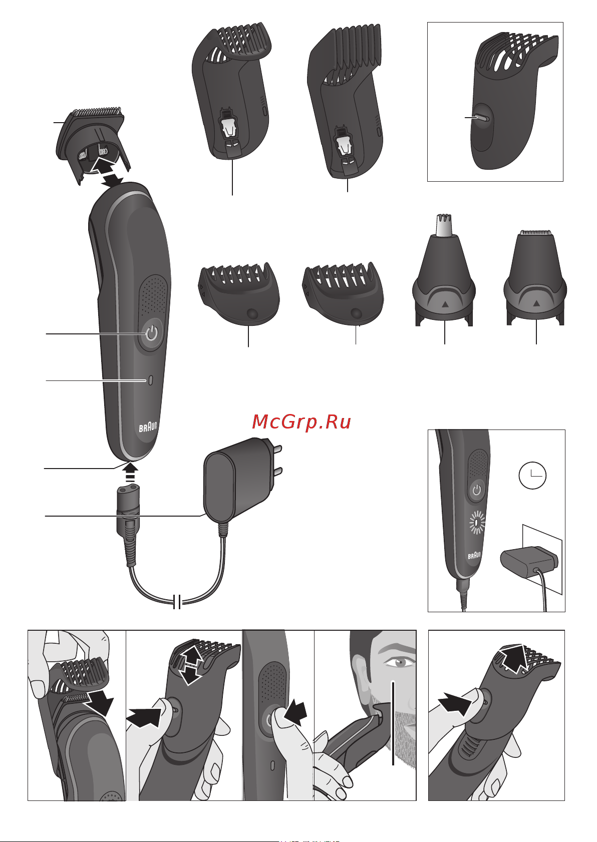 Braun MGK 5355 Руководство по эксплуатации онлайн [3/73] 901436