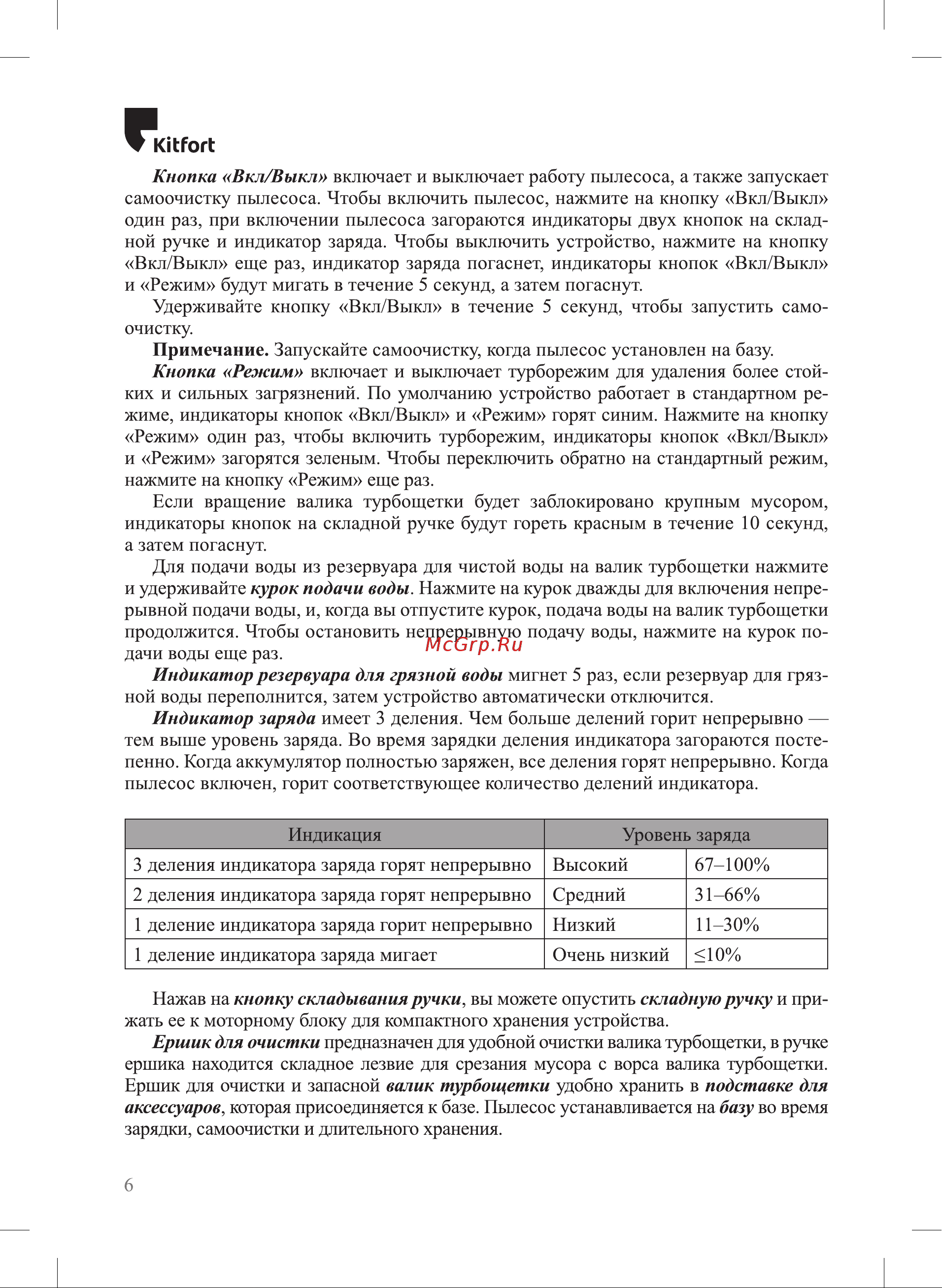 Kitfort КТ-5219 Руководство по эксплуатации онлайн [6/24] 901539