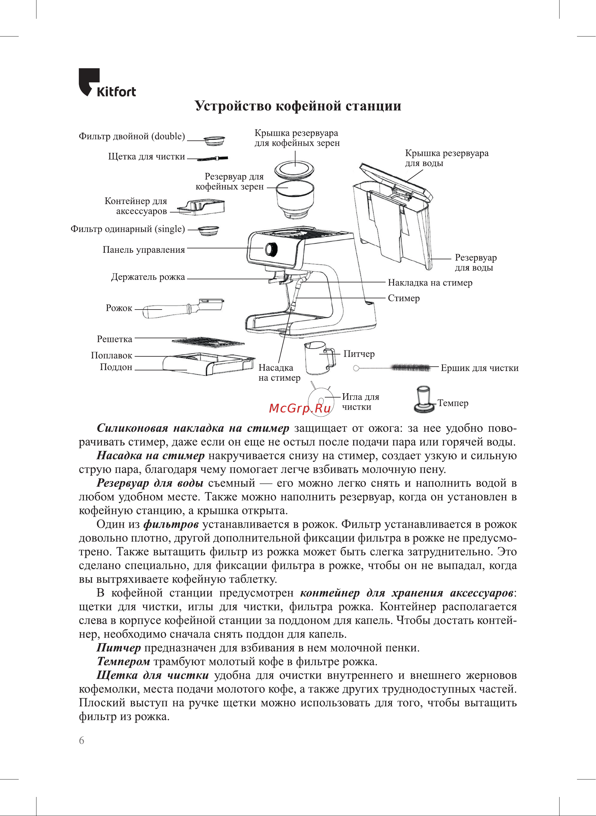 Kitfort КТ-7173 Руководство по эксплуатации онлайн [6/32] 901550