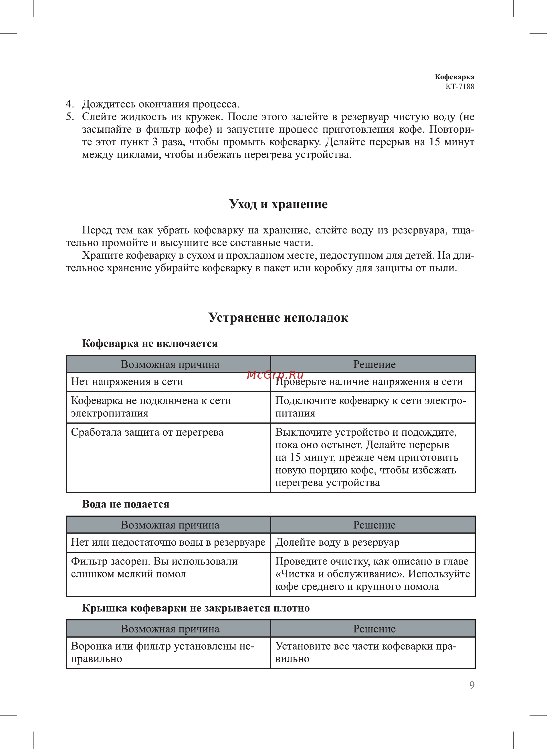 Kitfort КТ-7188-2 Руководство по эксплуатации онлайн [9/16] 901592