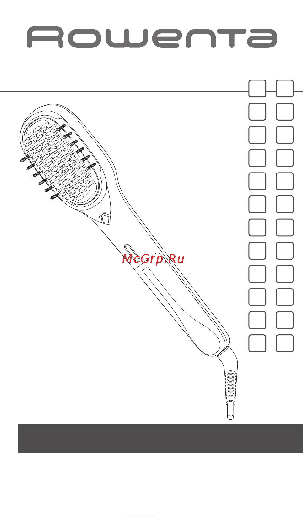 Rowenta Hair Therapist CF9940F0 Руководство по эксплуатации онлайн