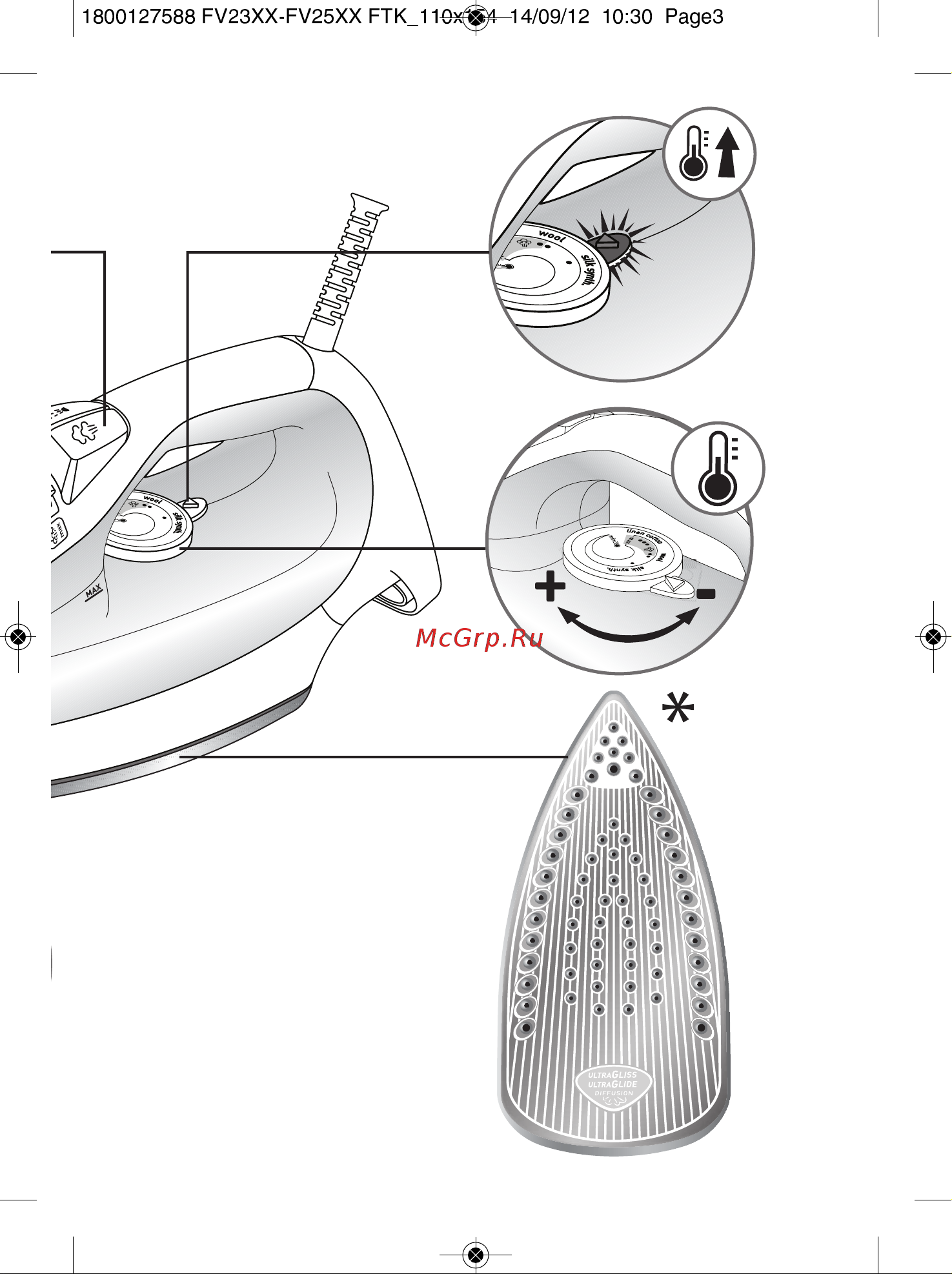 Tefal FV2325 Руководство по эксплуатации онлайн [3/23] 29553