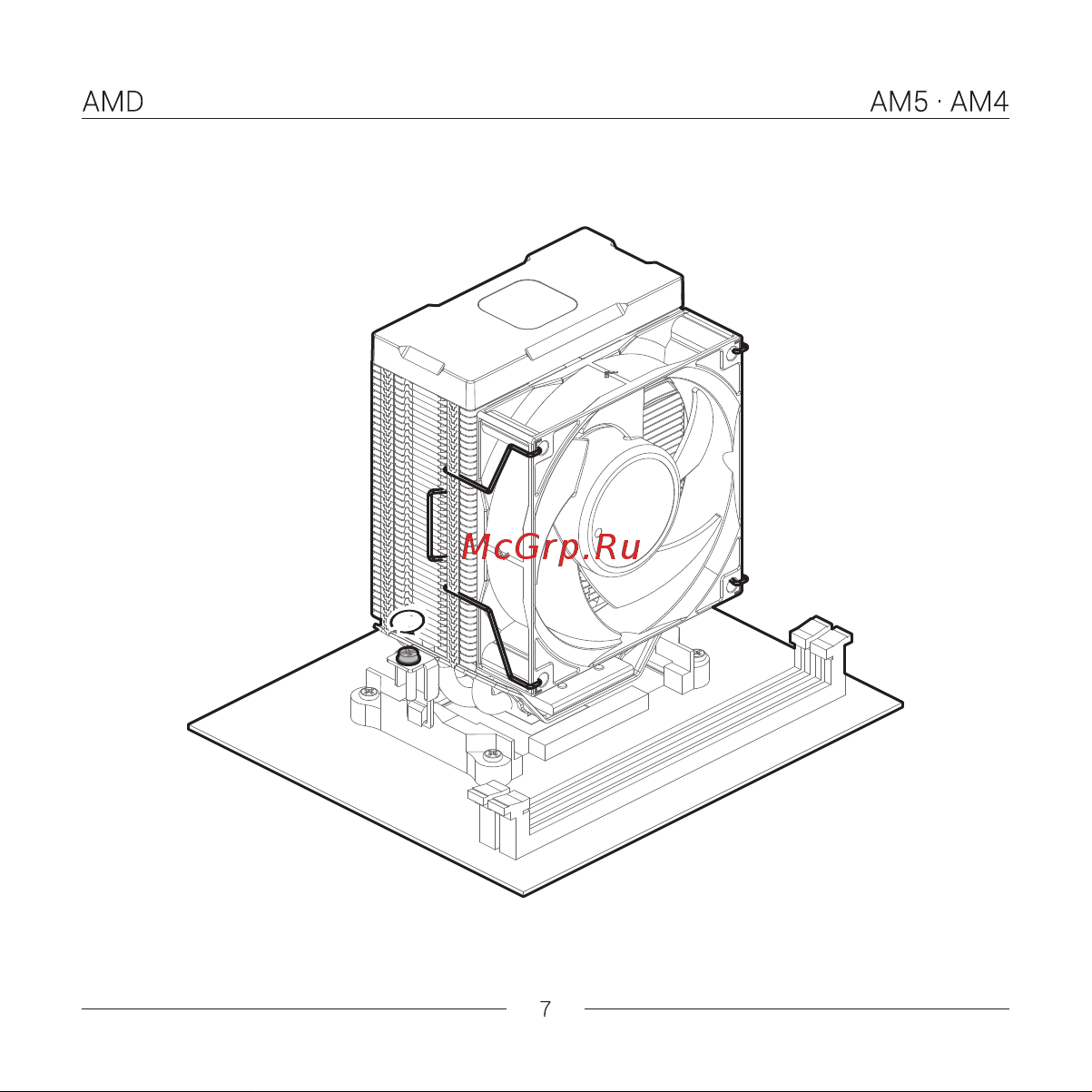 Deepcool AG300 DIGITAL BK Инструкция по установке онлайн [12/31] 901989