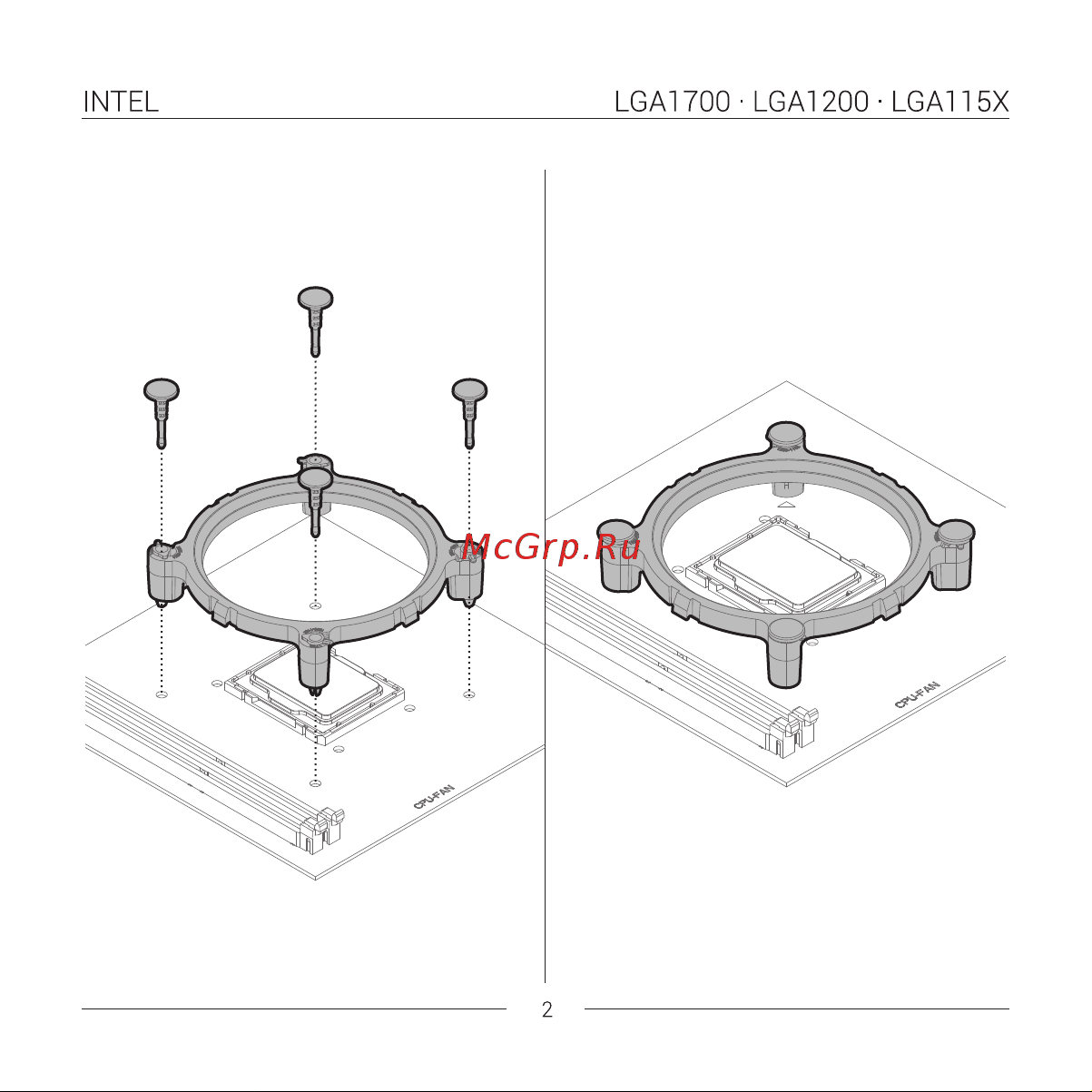 Deepcool AG300 DIGITAL BK Инструкция по установке онлайн [7/31] 901989
