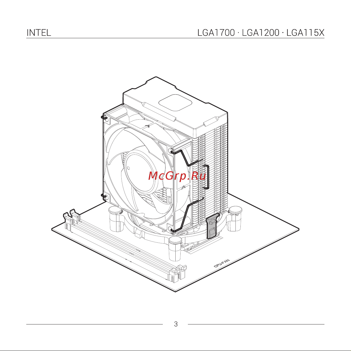 Deepcool AG300 DIGITAL BK Инструкция по установке онлайн [8/31] 901989