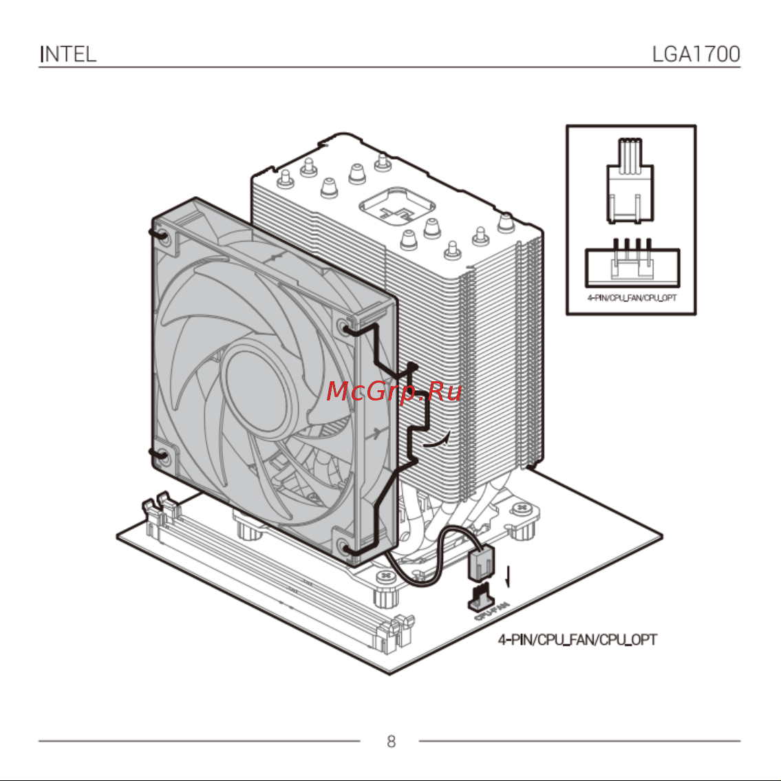 Deepcool AG500 BK ARGB Инструкция по установке онлайн [11/32] 902021