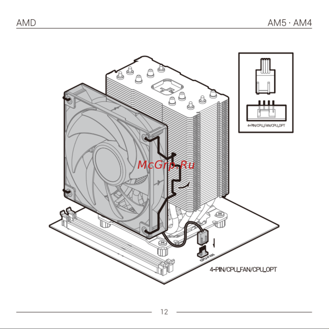 Deepcool AG500 BK ARGB Инструкция по установке онлайн [15/32] 902021