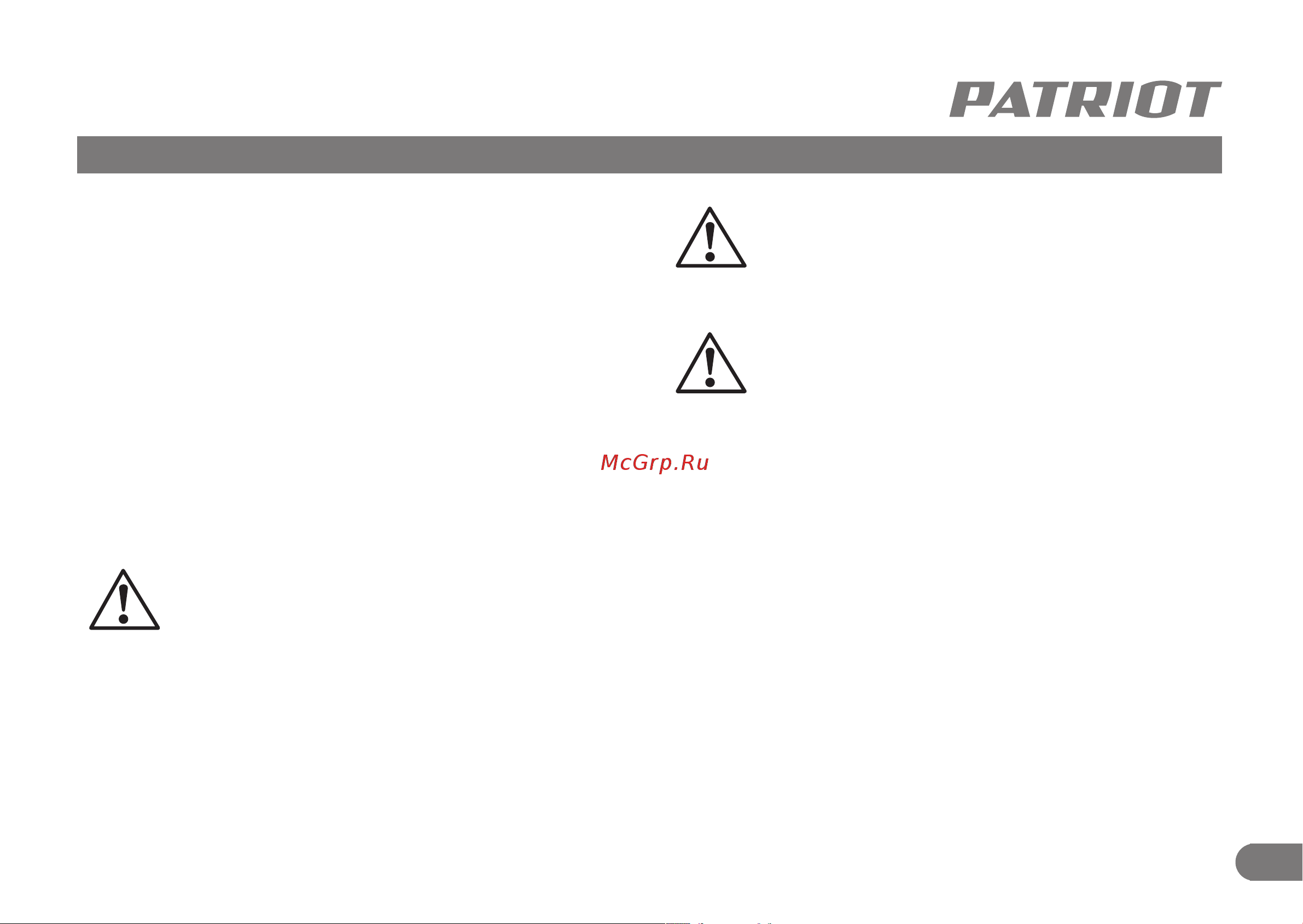 Patriot PT 1433E Руководство по эксплуатации онлайн [4/29] 502726