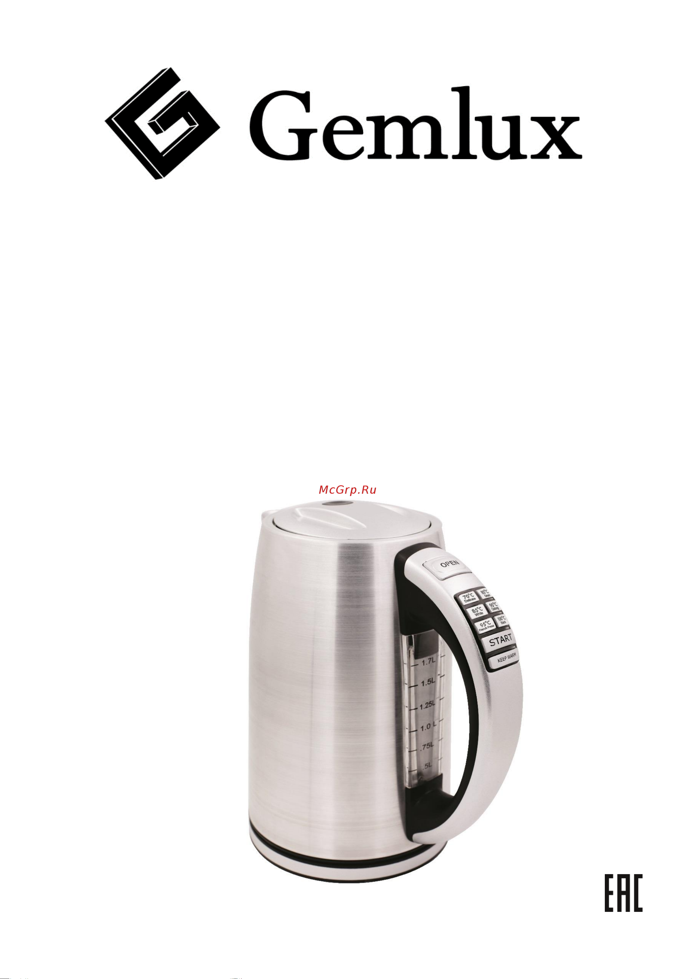 Gemlux GL-EK-9217WF Руководство по эксплуатации онлайн
