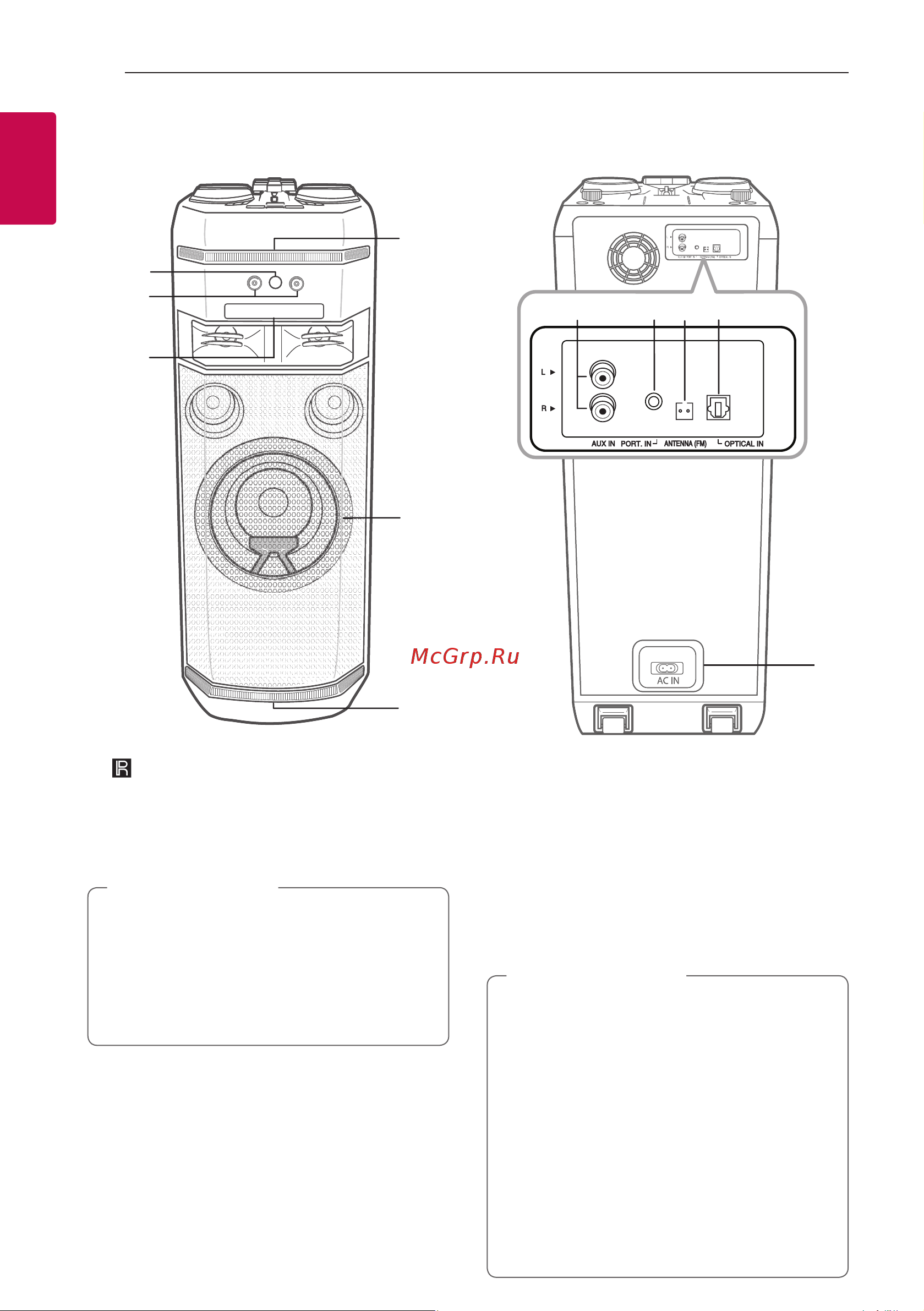 LG XBOOM OK85 Руководство по эксплуатации онлайн [12/47] 429304