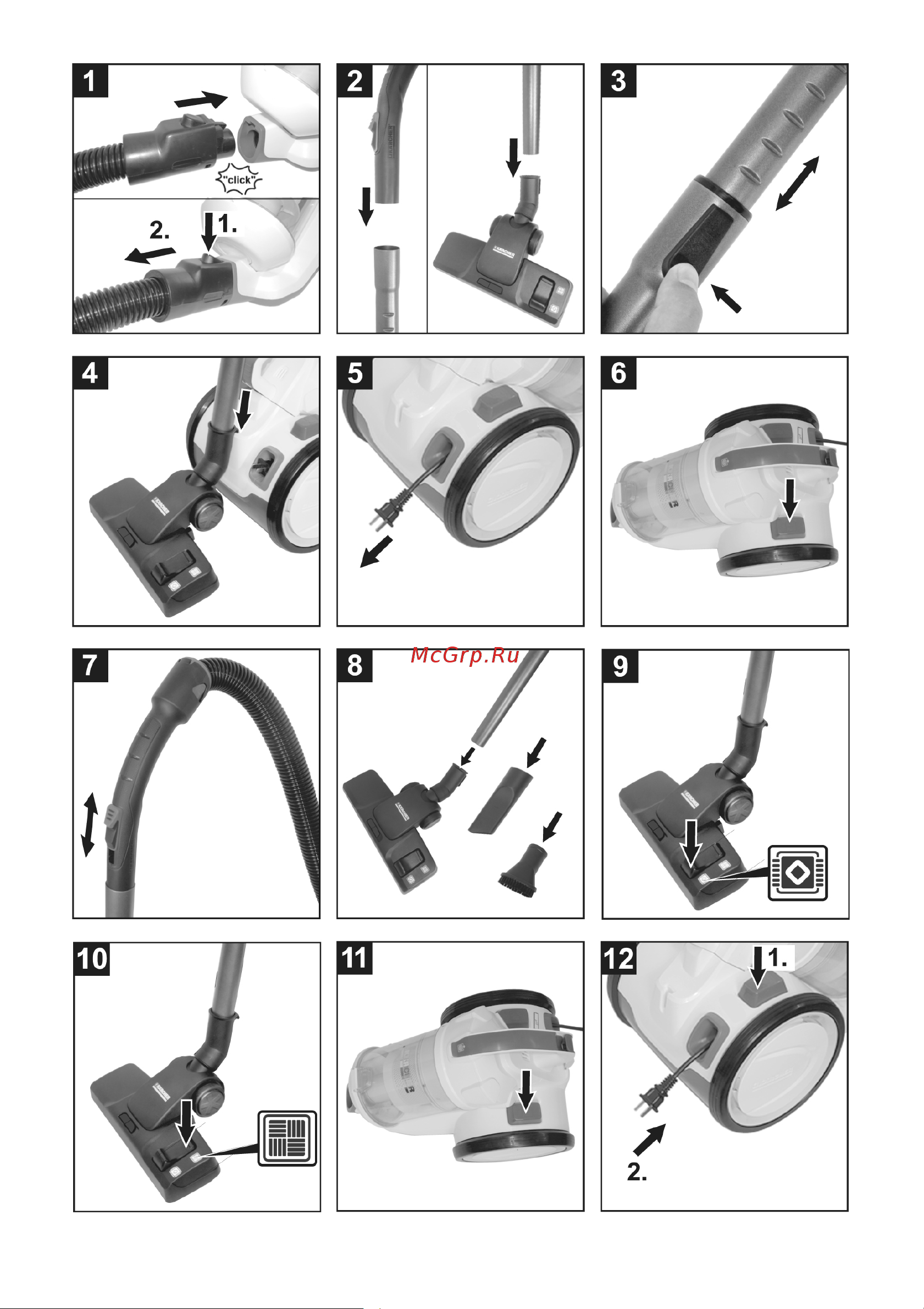 Karcher VC 3 Premium White Руководство по эксплуатации онлайн [3/102] 347359