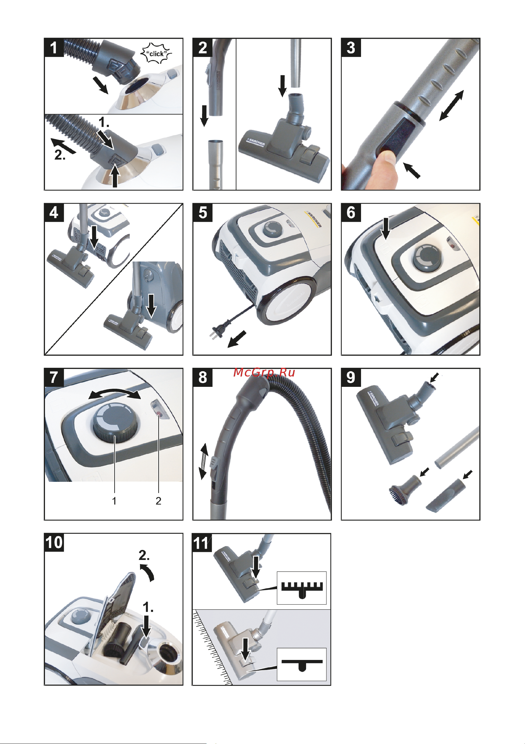 Karcher VC 2 Premium Руководство по эксплуатации онлайн [3/94] 299472