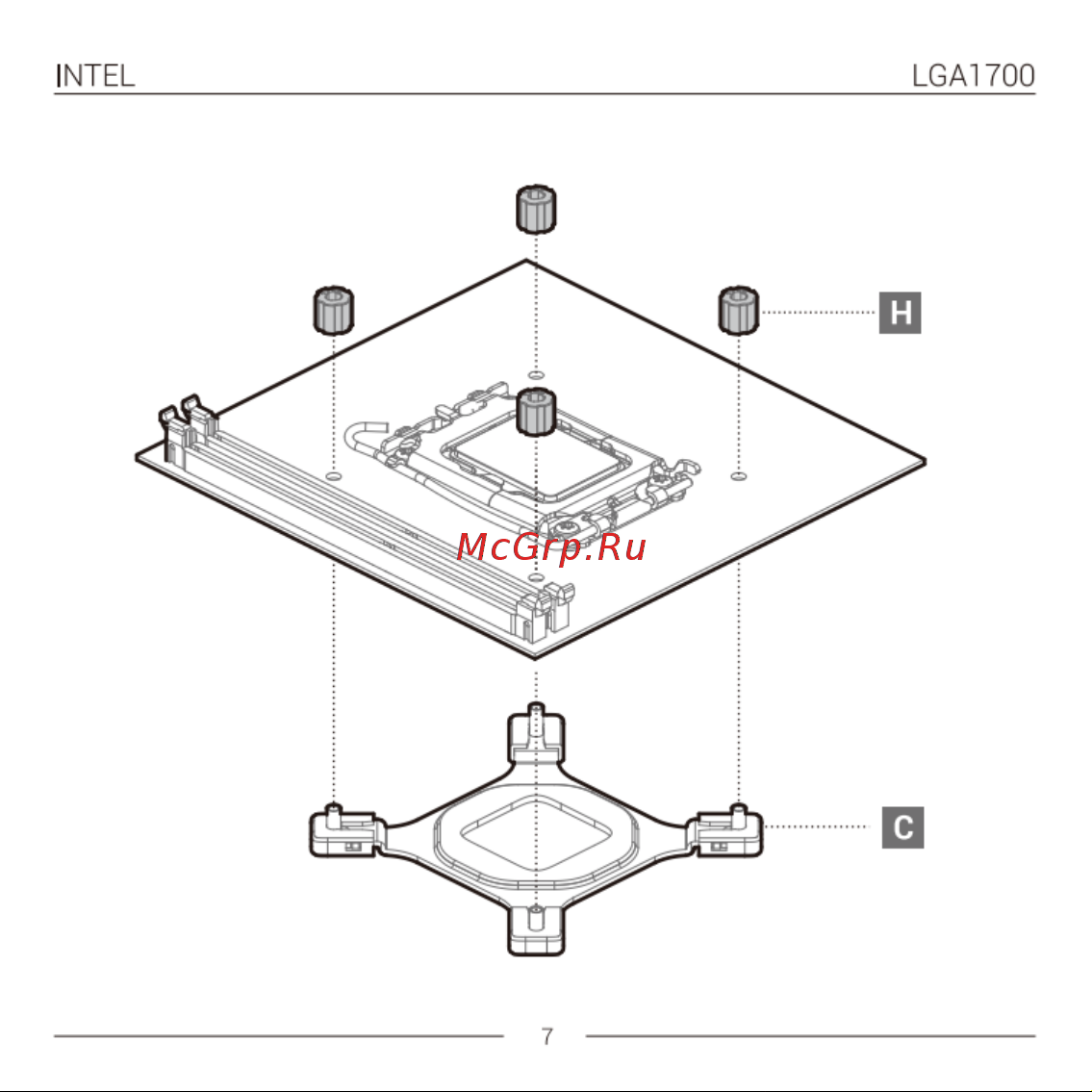 Deepcool AK400 ZERO DARK PLUS Инструкция по установке онлайн [11/36] 902028