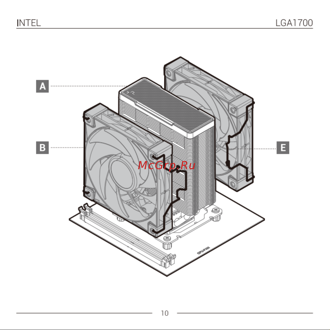 Deepcool AK400 ZERO DARK PLUS Инструкция по установке онлайн [14/36] 902028