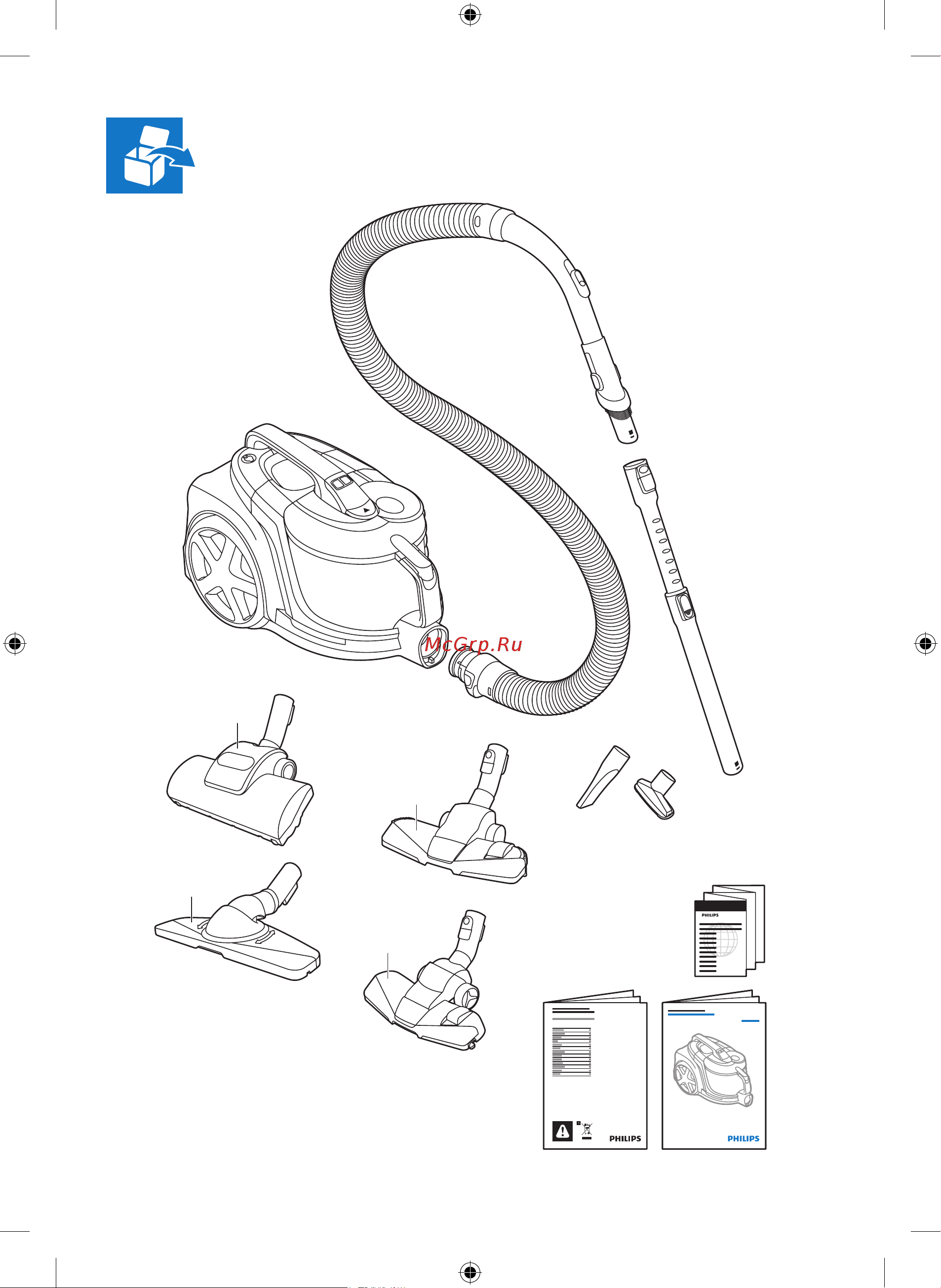 Philips PowerPro Expert FC9734/01 Руководство по эксплуатации онлайн [3/13] 590366