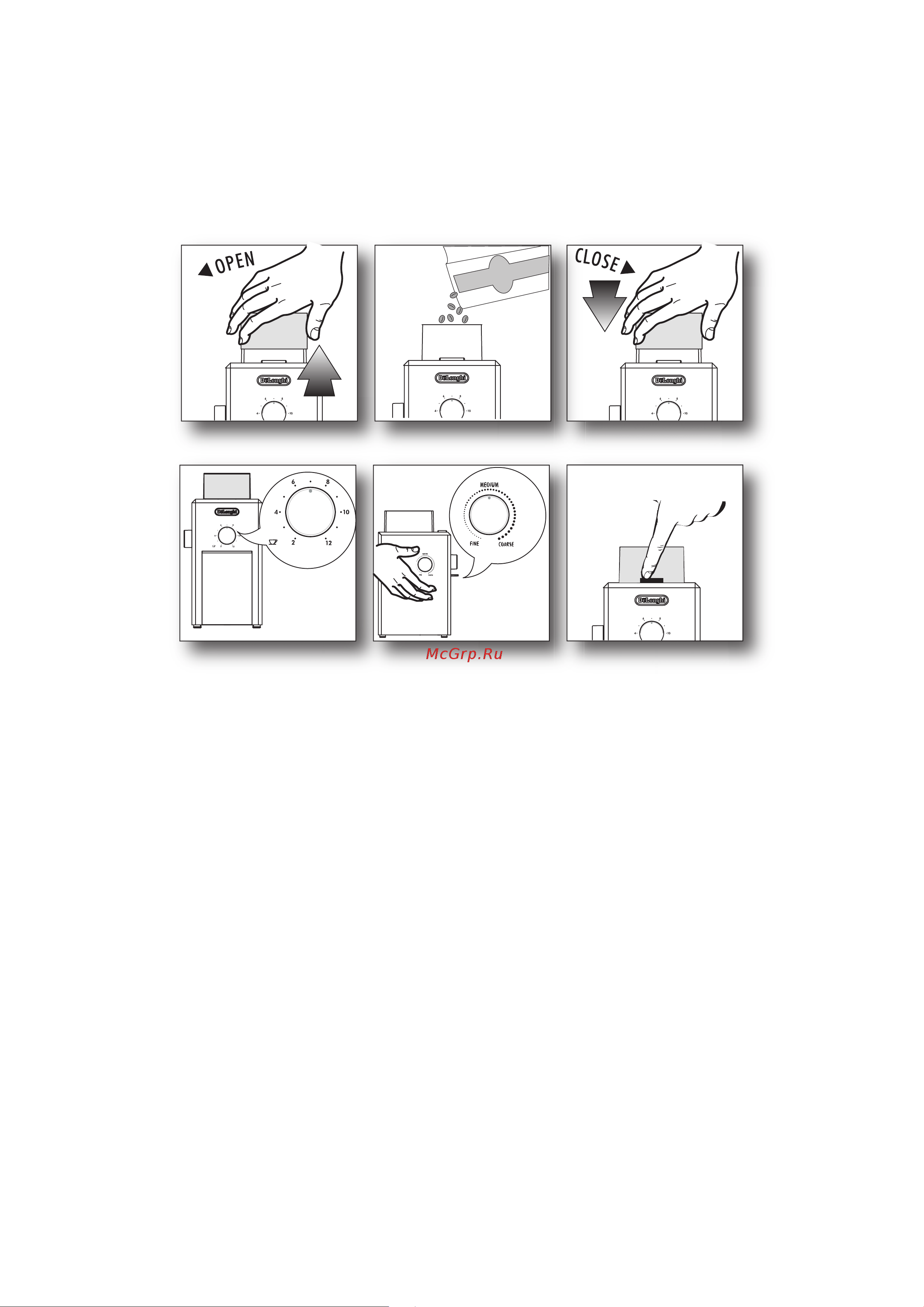 Delonghi KG 79 Руководство по эксплуатации онлайн [2/7] 581017