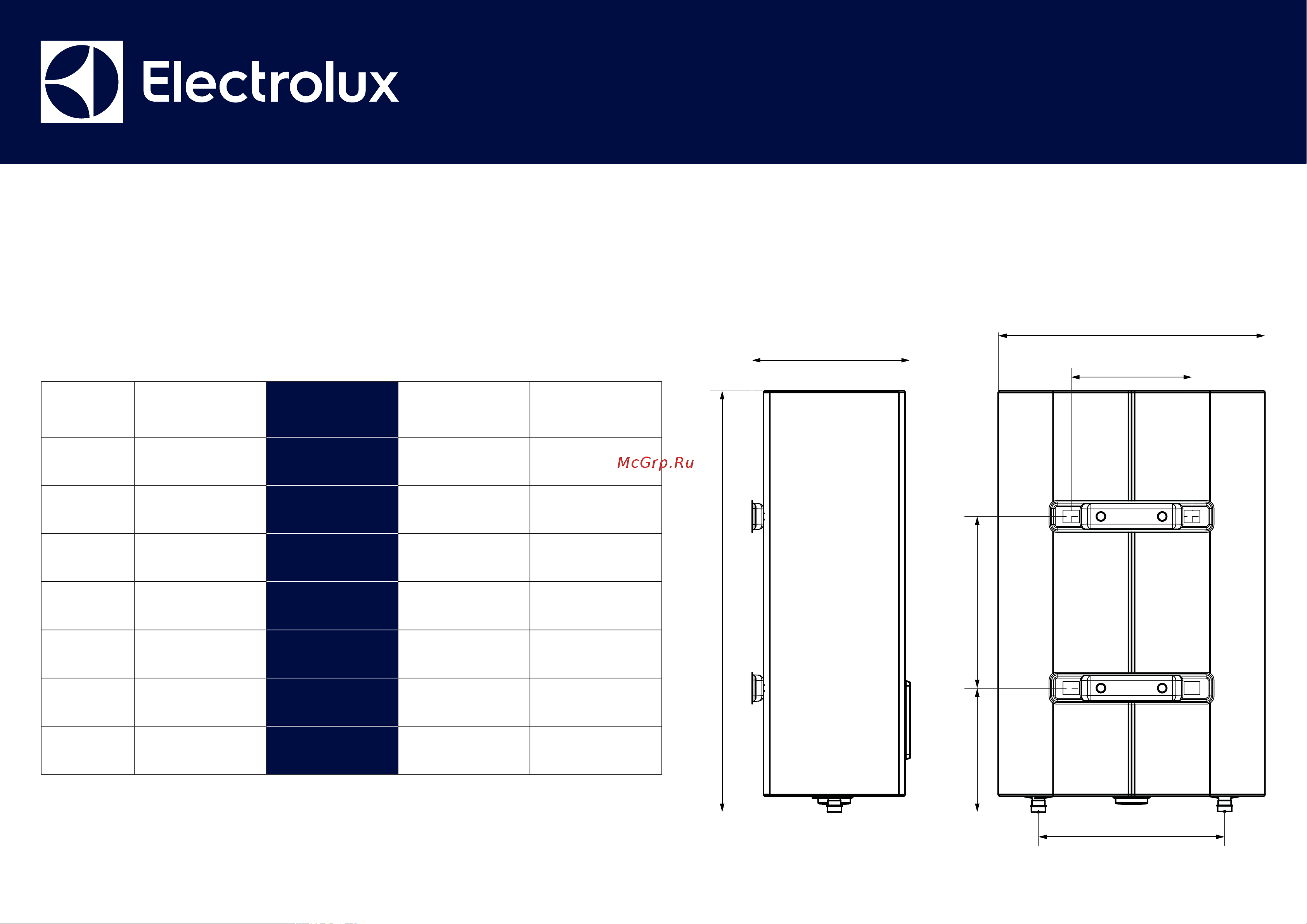 Electrolux EWH 50 SmartInverter Grafit Руководство по эксплуатации онлайн