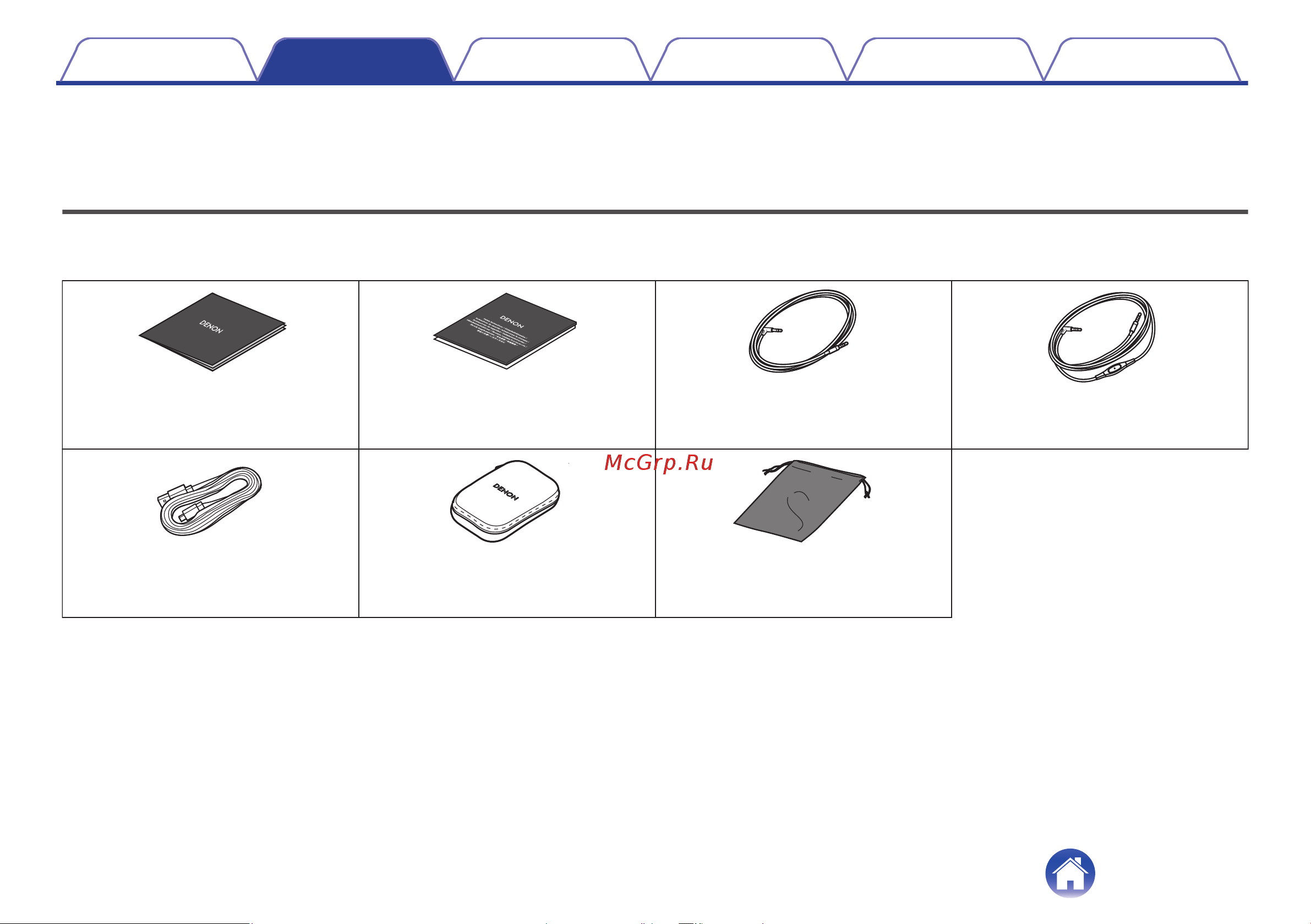 Denon AH-GC30 Black Руководство по эксплуатации онлайн [4/42] 435483