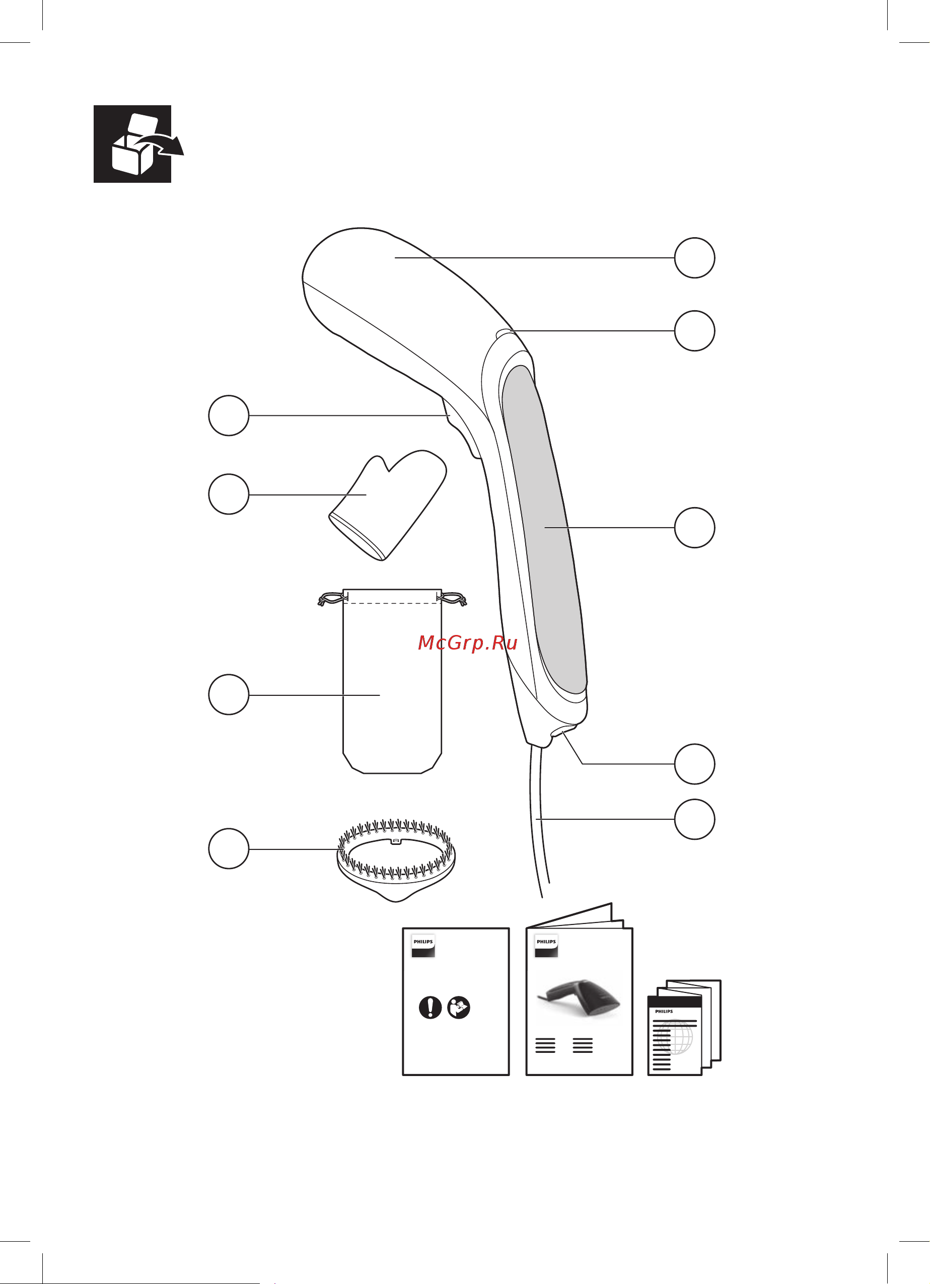 Philips STEAM&GO GC362/80 Руководство по эксплуатации онлайн [3/20] 303388
