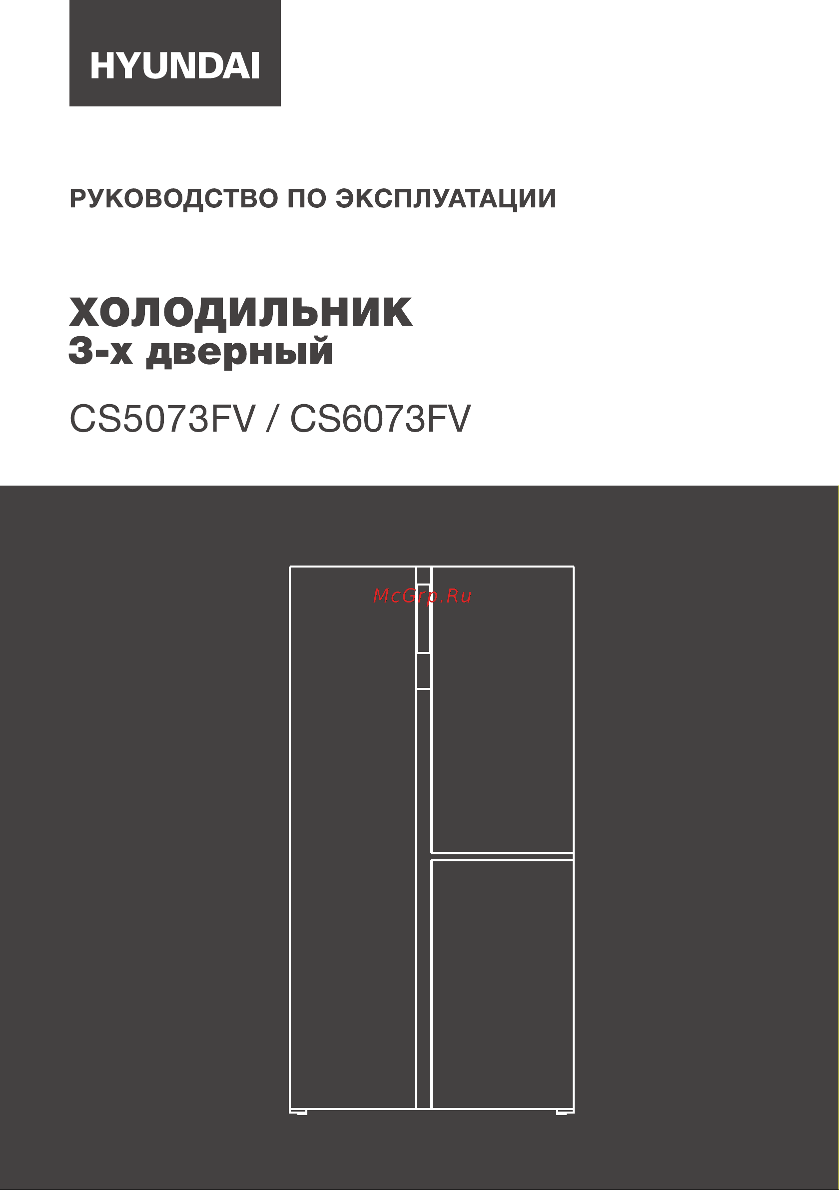 Hyundai CS6073FV Руководство по эксплуатации онлайн