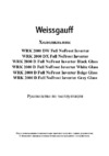 Weissgauff WRK 2000 D Full NoFrost Inverter Grey Glass Руководство по эксплуатации