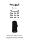 Weissgauff Pipe 900 BL Руководство по эксплуатации