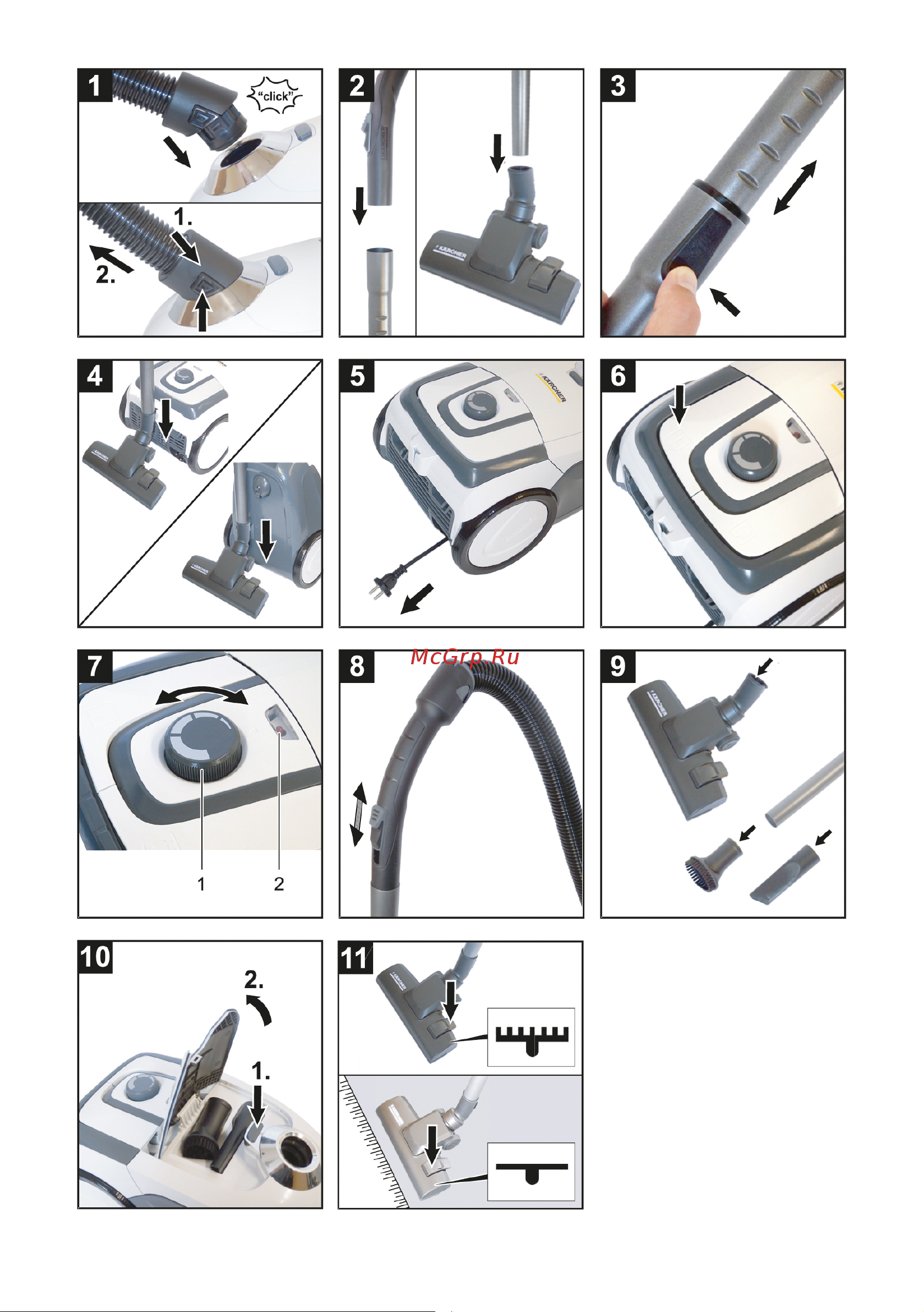 Karcher VC 2 Руководство по эксплуатации онлайн [3/98] 581858