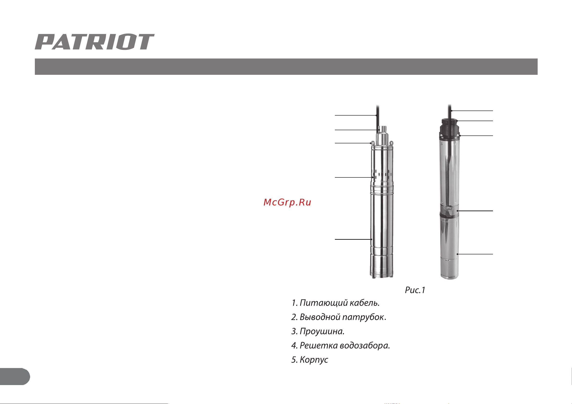 Patriot SP 3250 S Руководство по эксплуатации онлайн [7/14] 224936