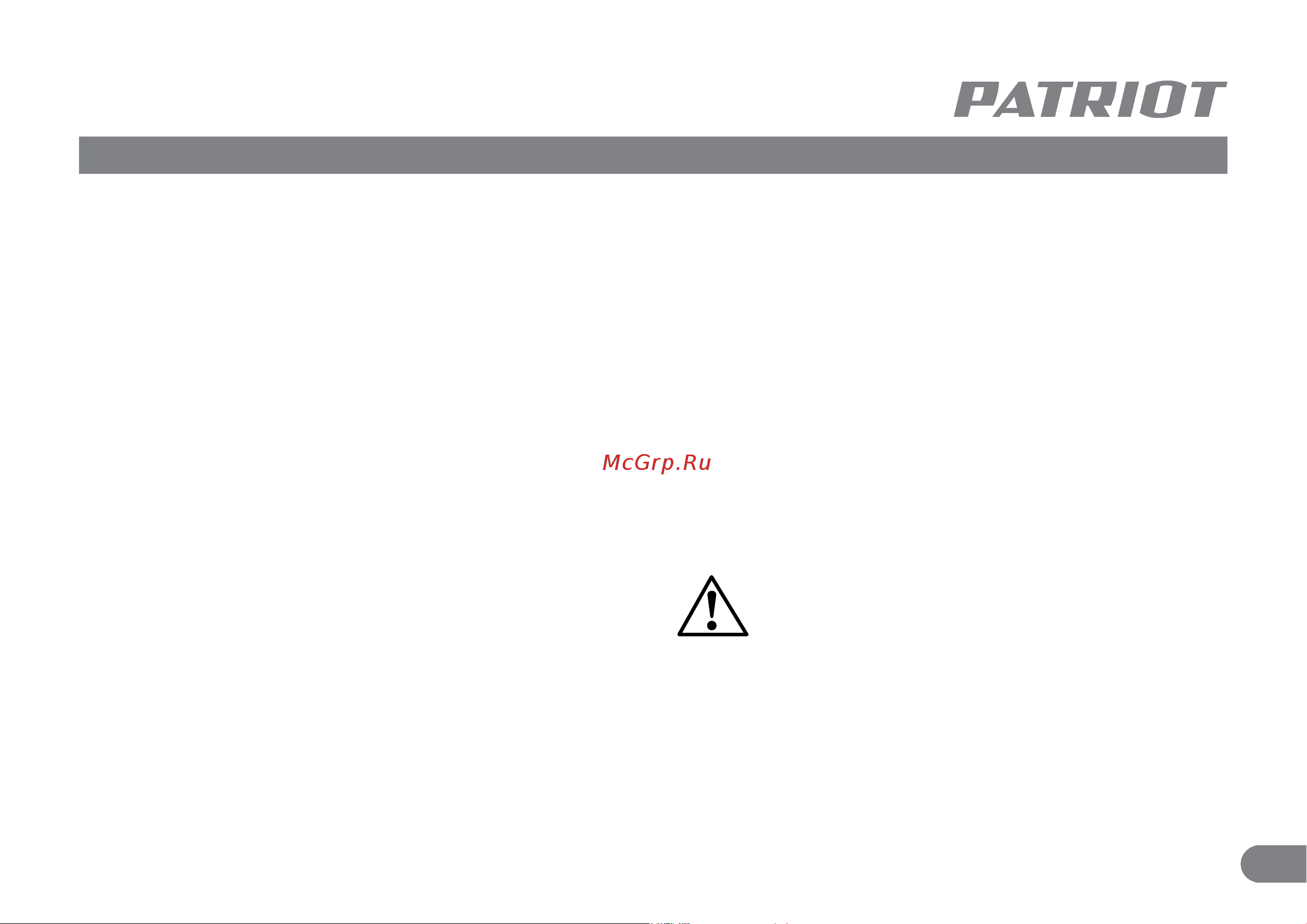 Patriot FS 306 Руководство по эксплуатации онлайн [6/10] 184013