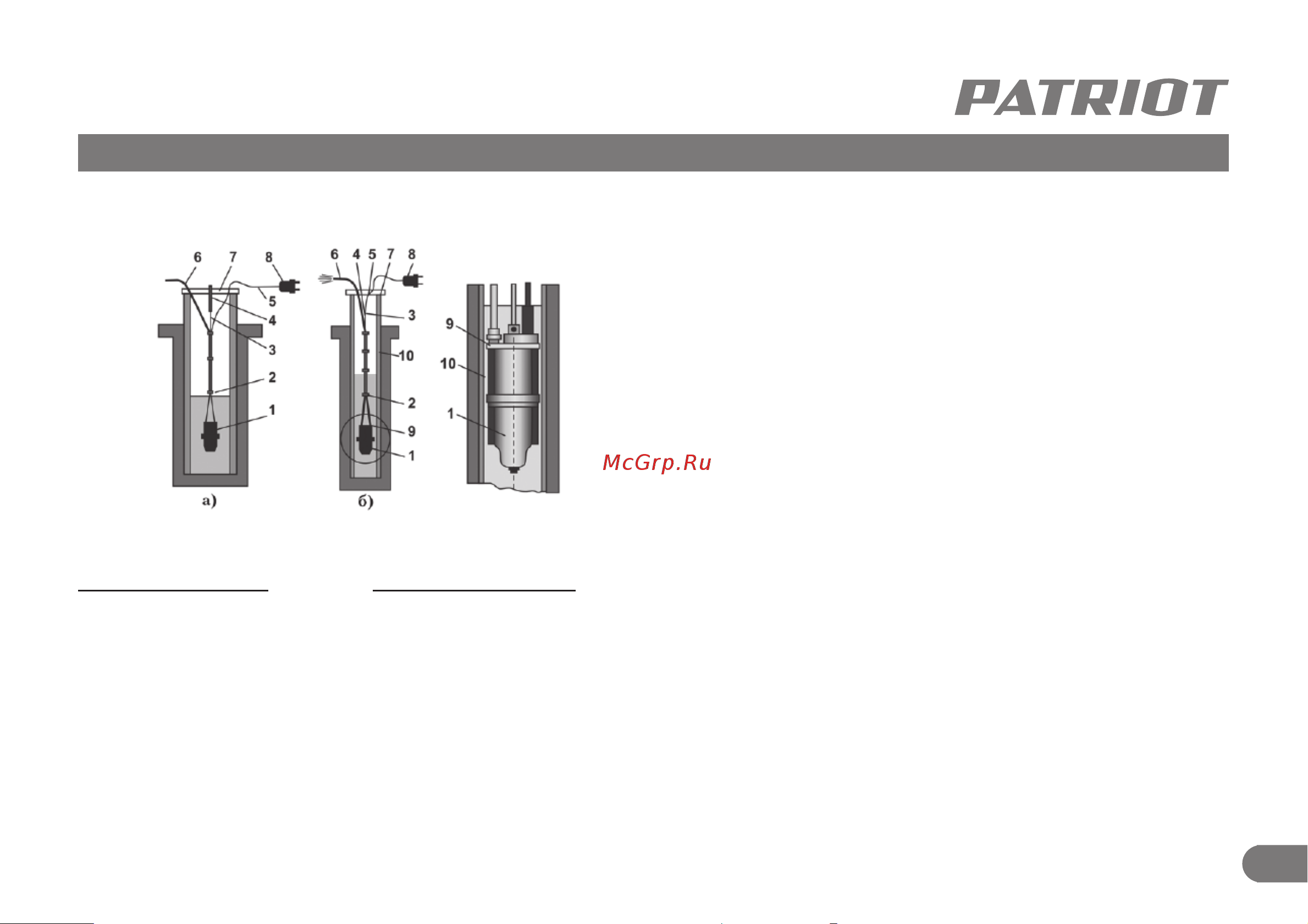 Patriot VP 16В Руководство по эксплуатации онлайн [8/13] 503007