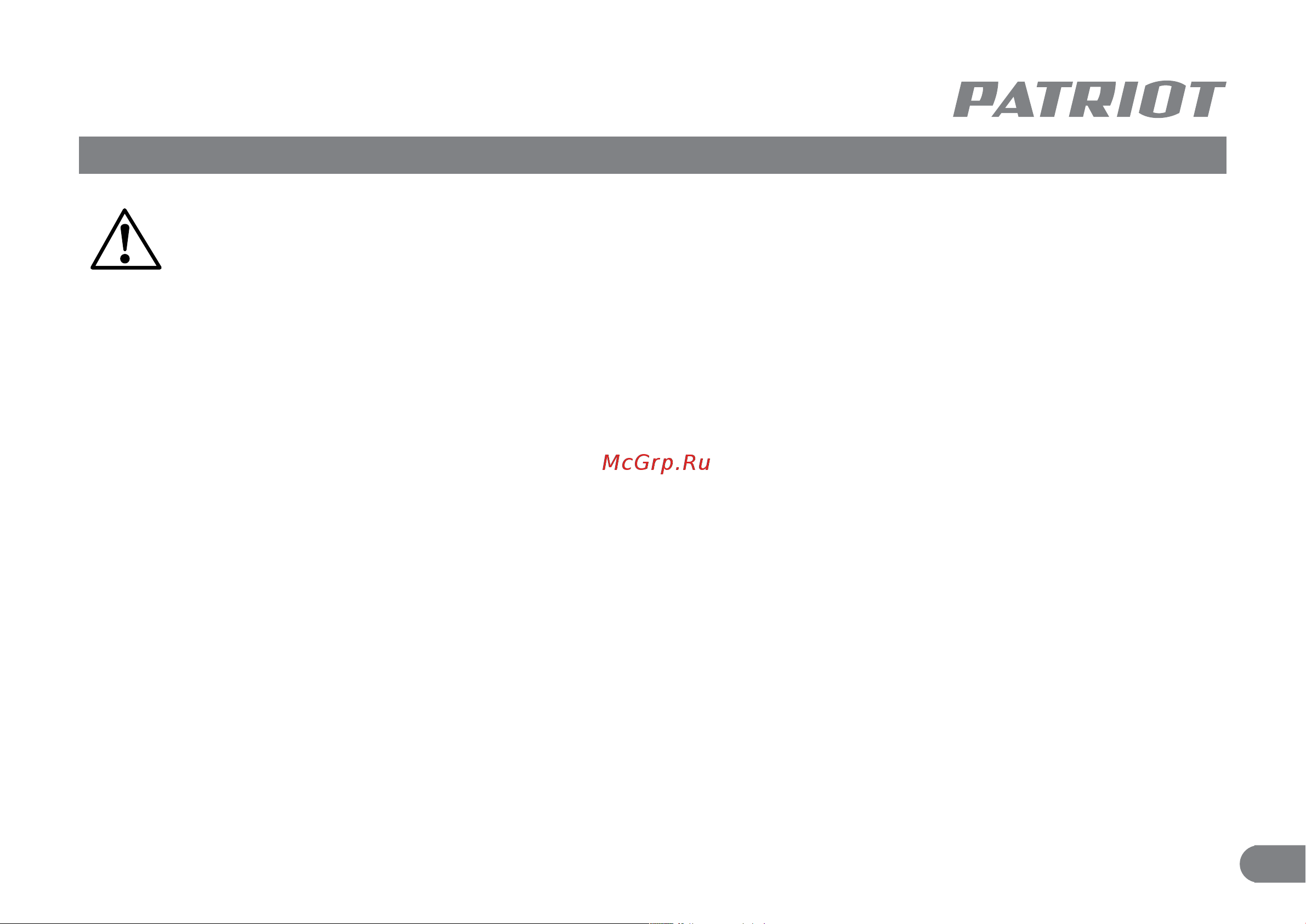 Patriot MS 255 Руководство по эксплуатации онлайн [10/15] 506396