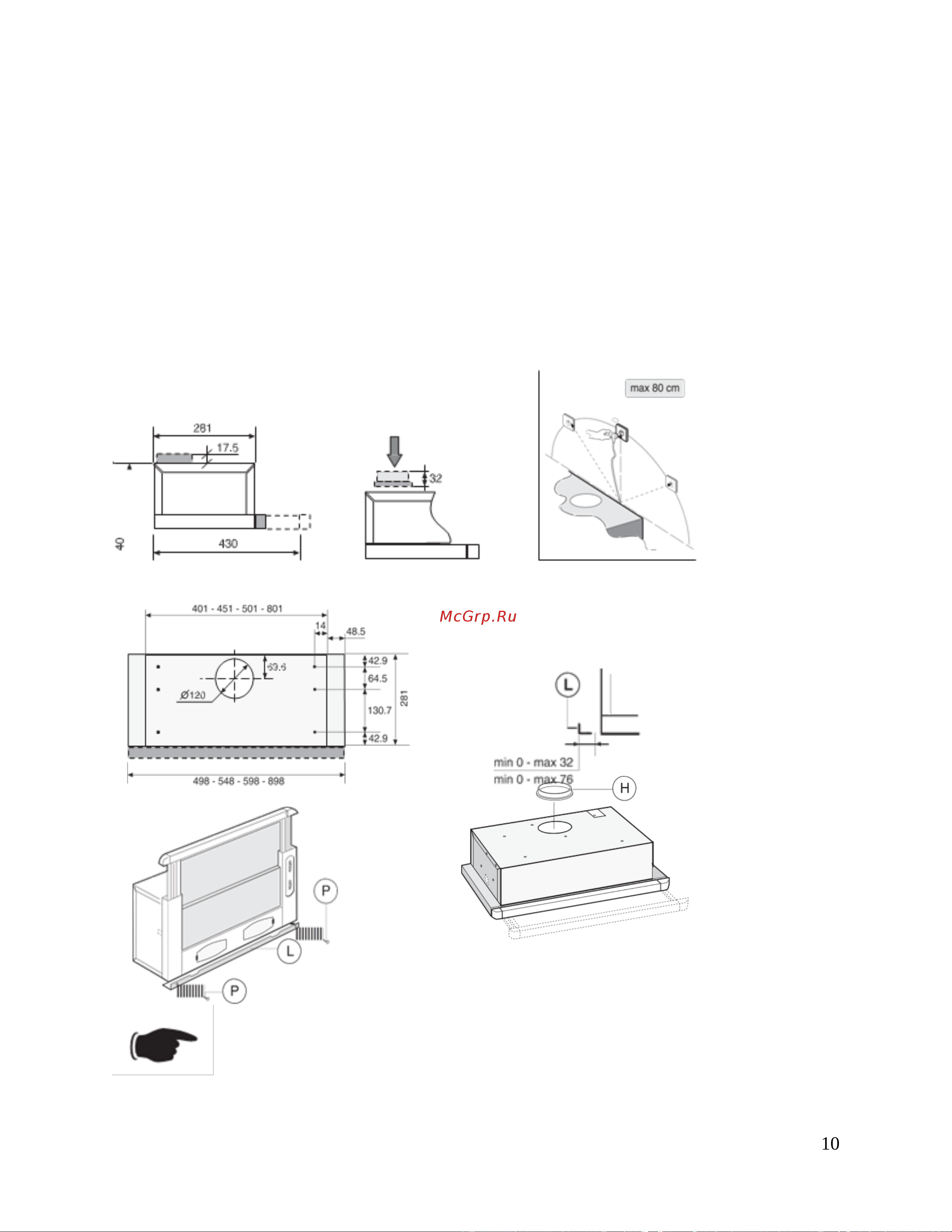 Graude DHF 60.0 W Руководство по эксплуатации онлайн [10/12] 361066