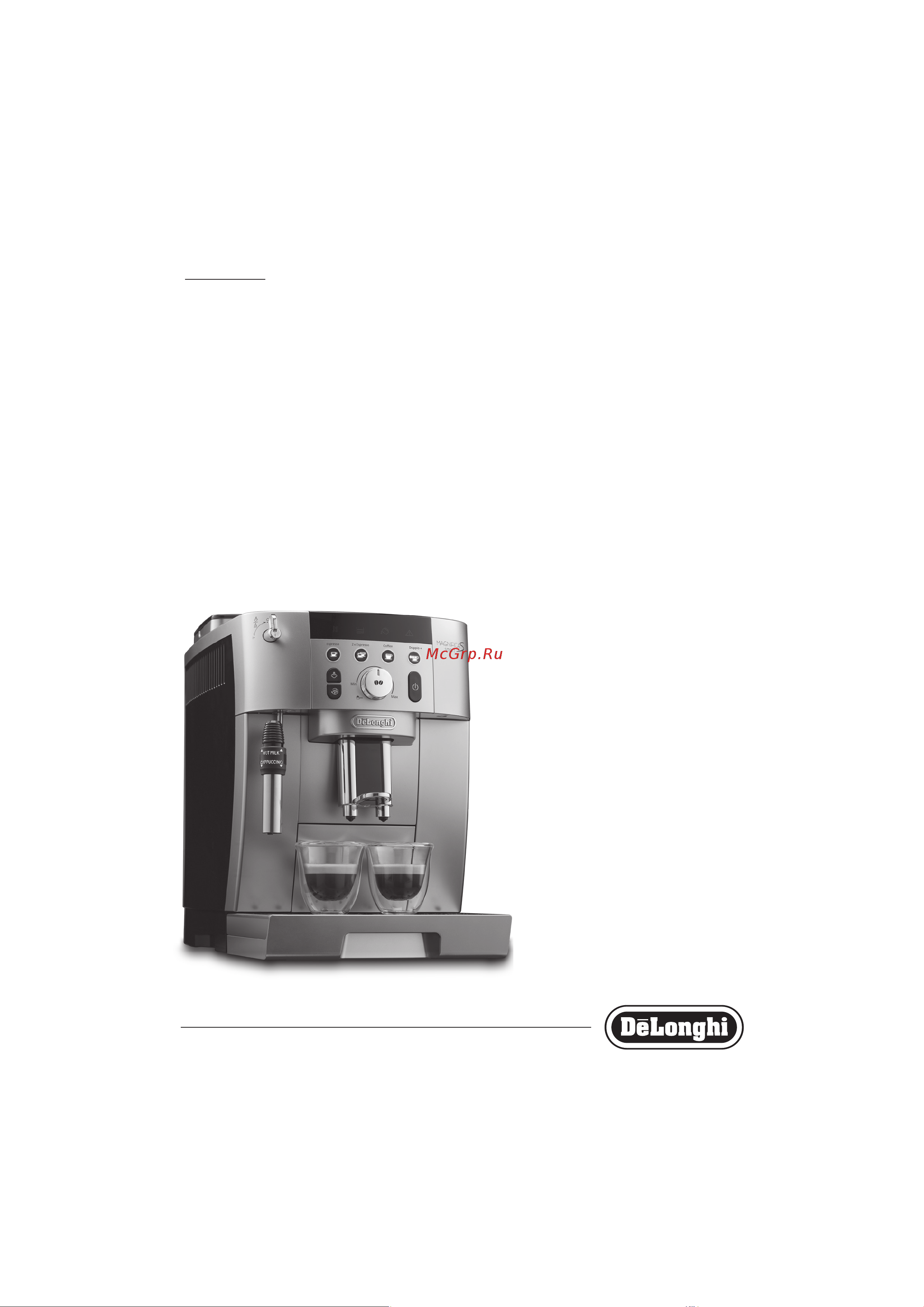 Delonghi ECAM250.33.TB Руководство по эксплуатации онлайн [2/21] 559143