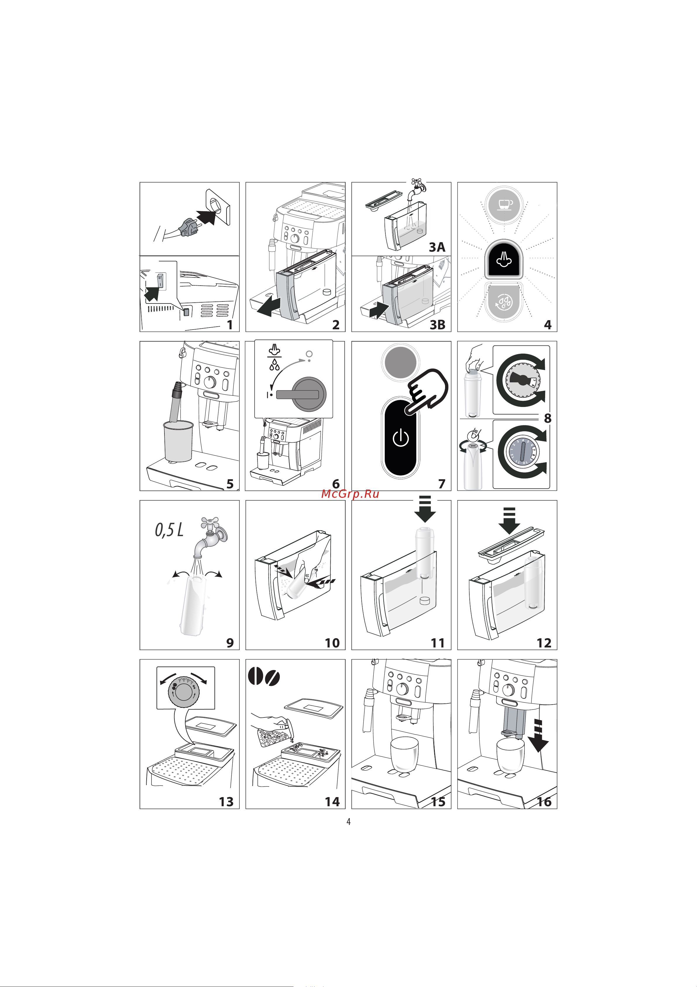 Delonghi ECAM250.33.TB Руководство по эксплуатации онлайн [5/21] 559143