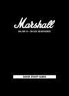 Marshall Major IV Black Руководство по эксплуатации