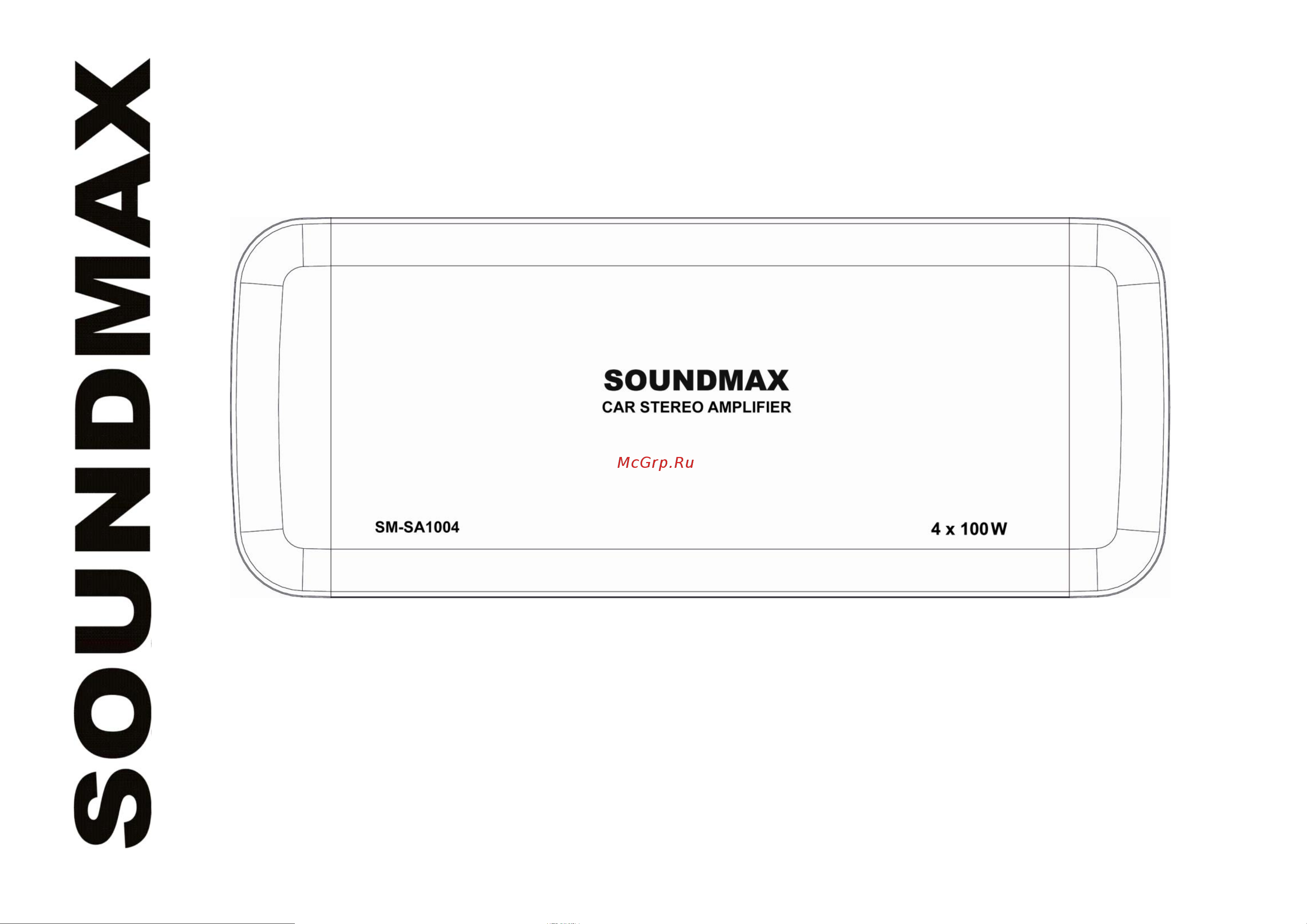 Soundmax SM-SA1004 Black Руководство по эксплуатации онлайн