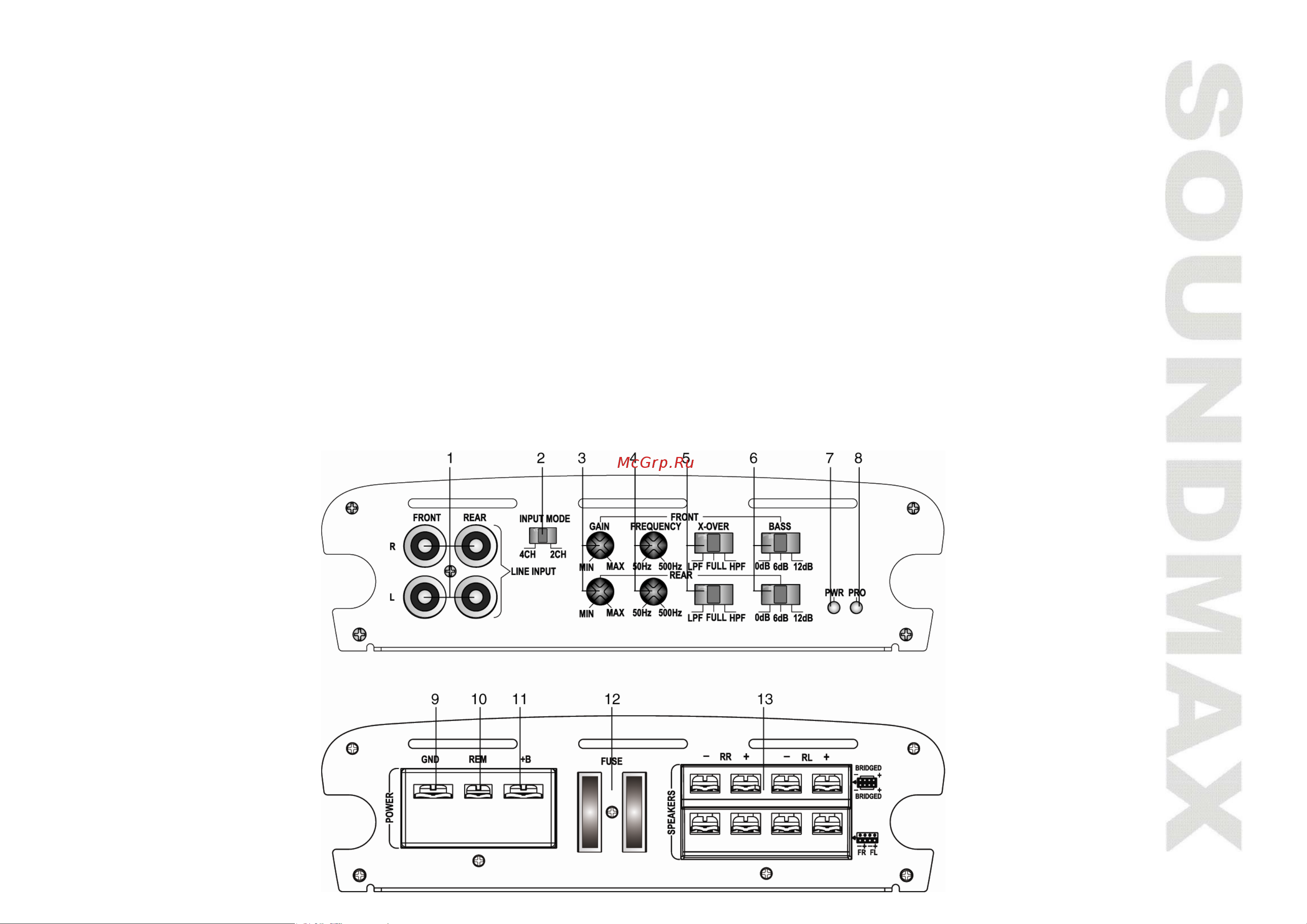 Soundmax SM-SA1004 Black Руководство по эксплуатации онлайн [9/27] 84066